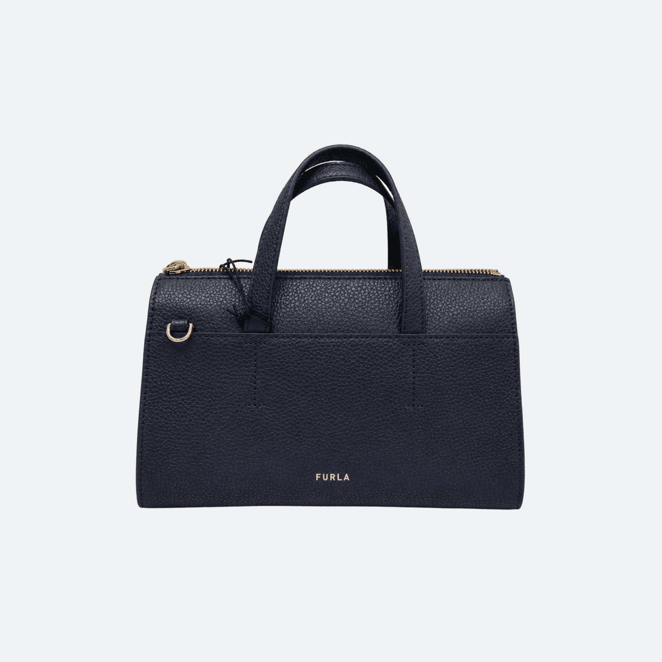 Furla Miasofia S Boston Bag for Women - Navy Blue alternate