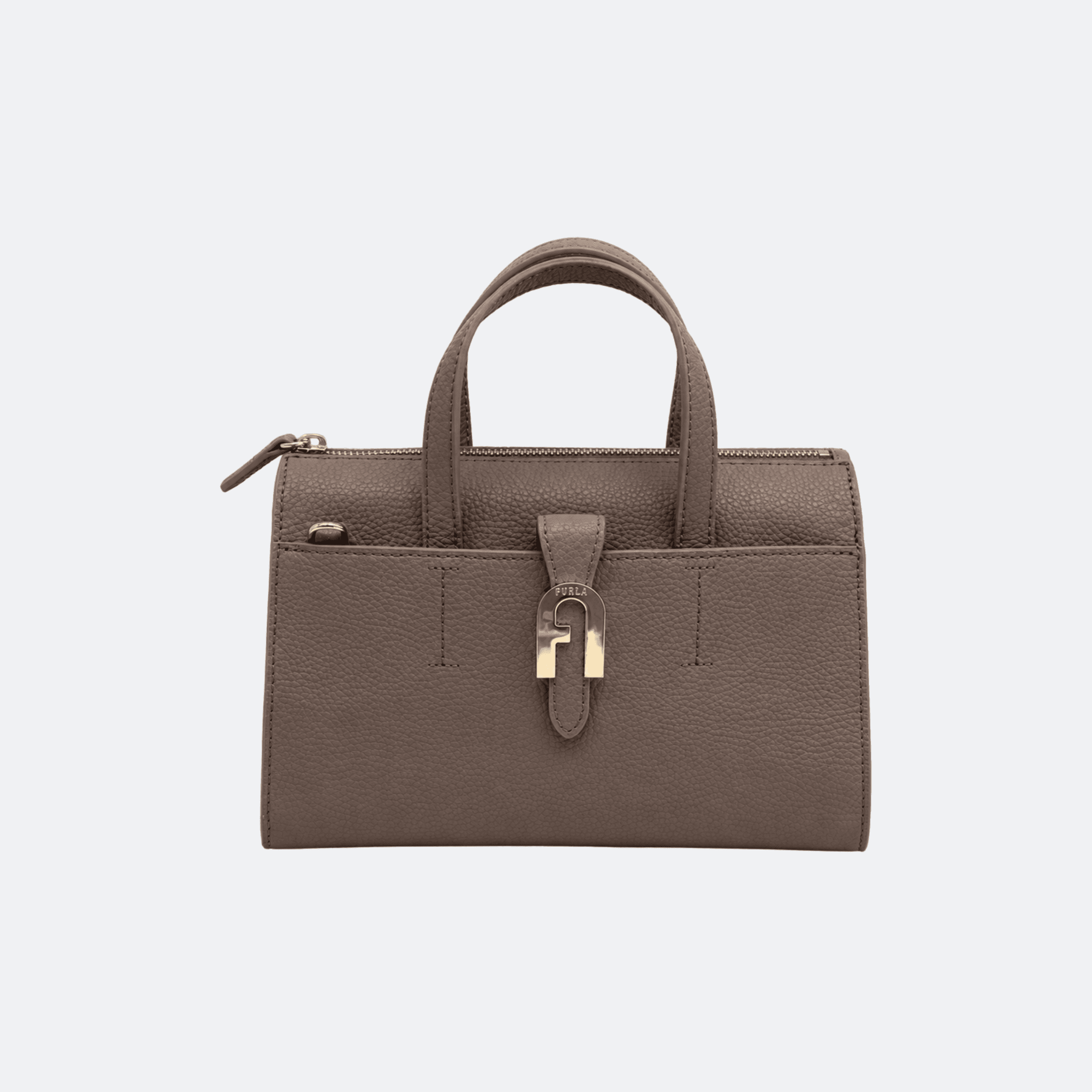 Furla Miasofia S Boston Bag for Women - Taupe