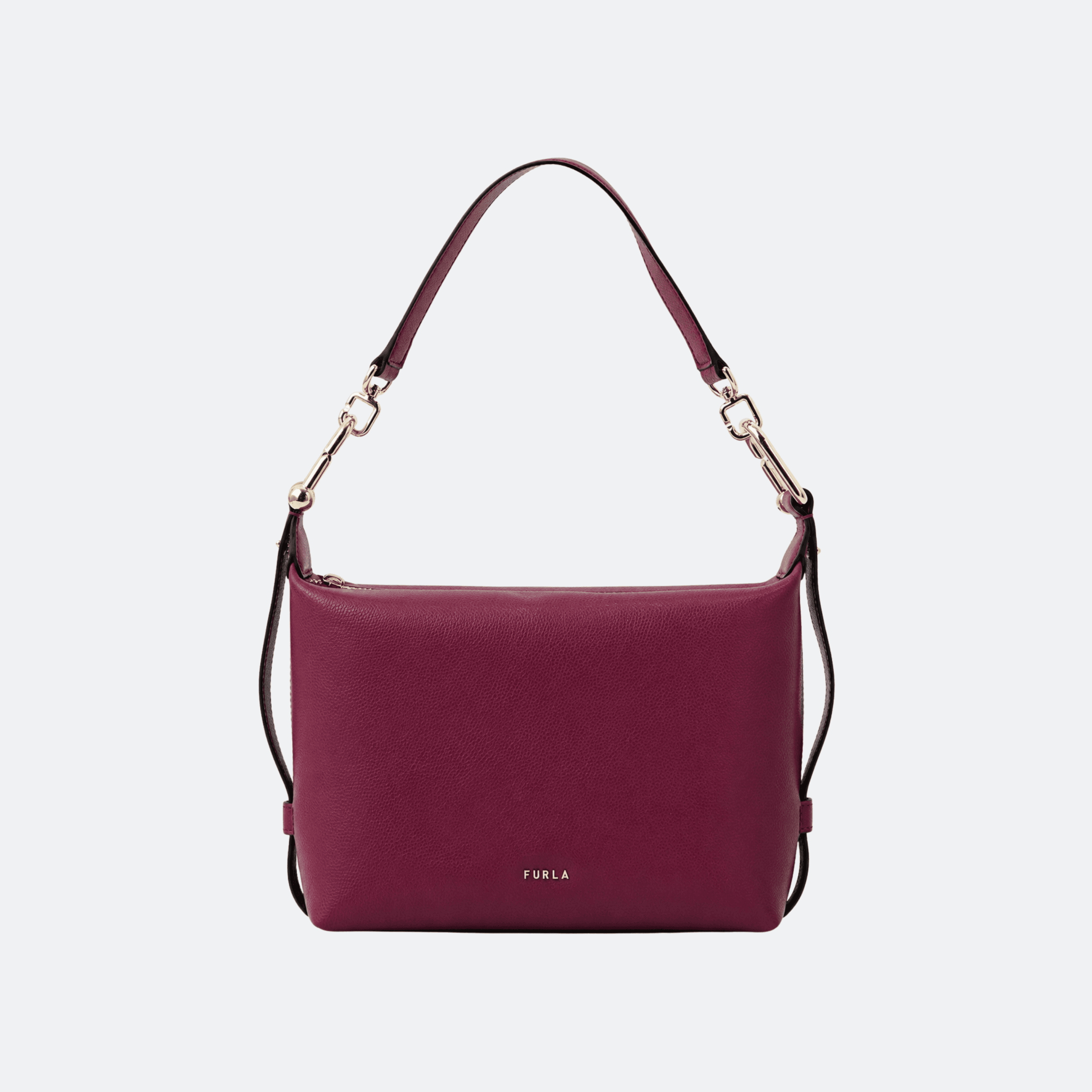 Furla Tonie Mini Hobo Bag for Women - Berry Purple alternate