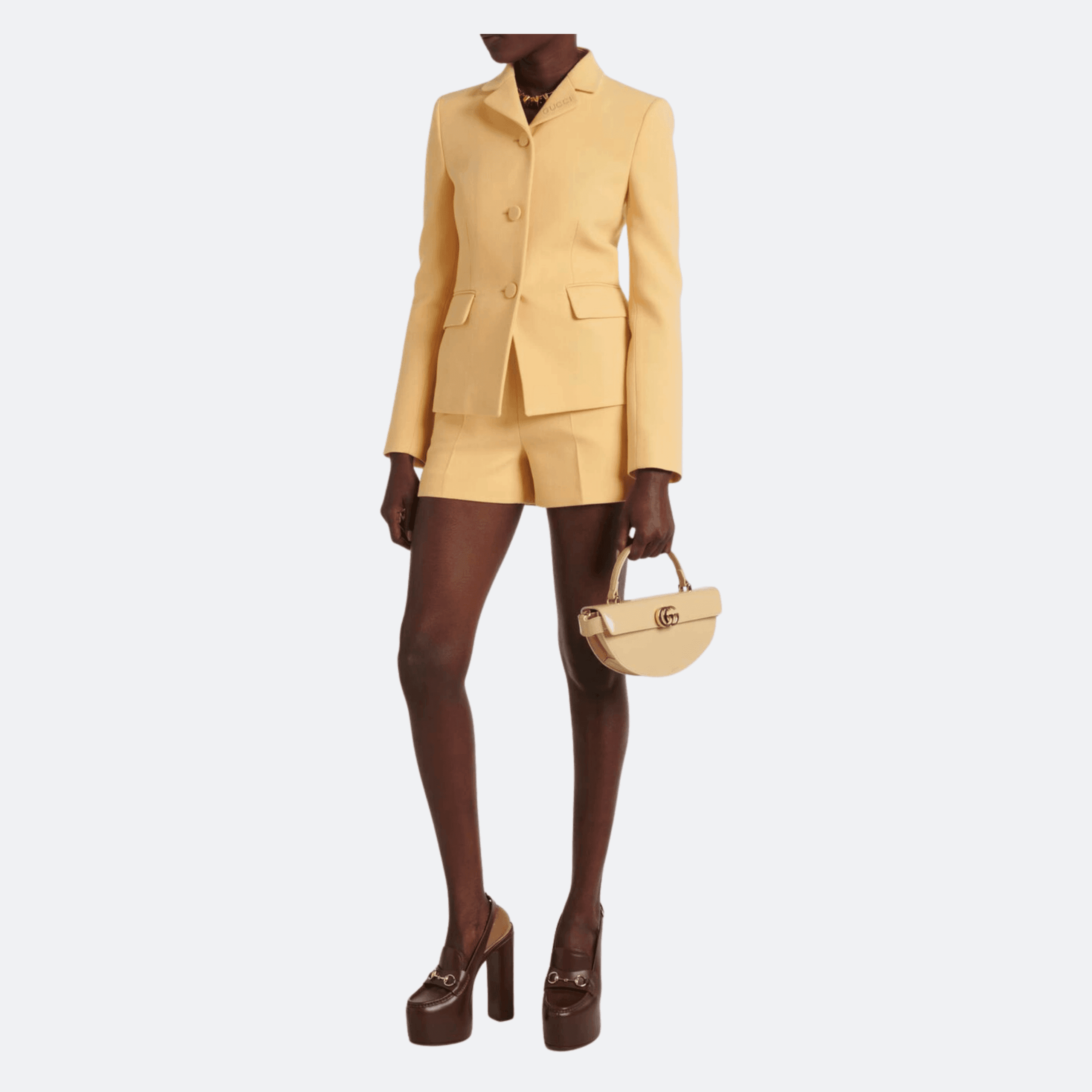 Gucci Half Moon Top Handle Bag – Cream Leather alternate