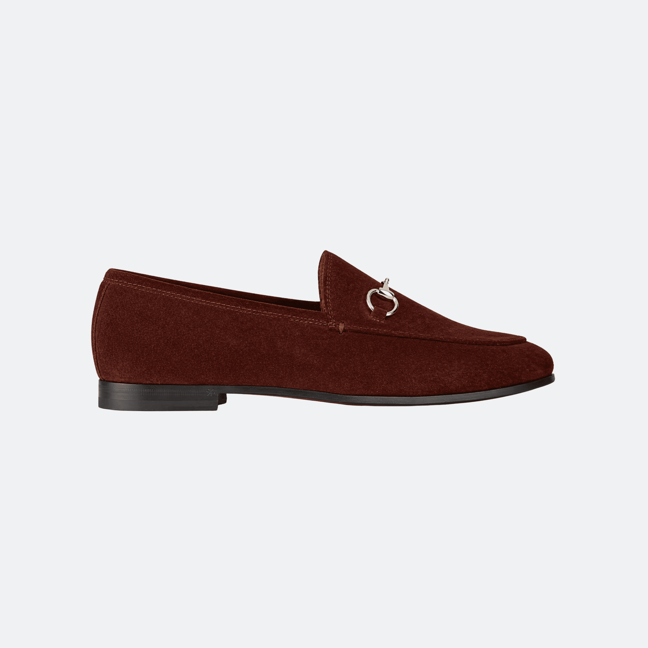 Gucci Jordaan Women’s Suede Horsebit Loafers - Brown
