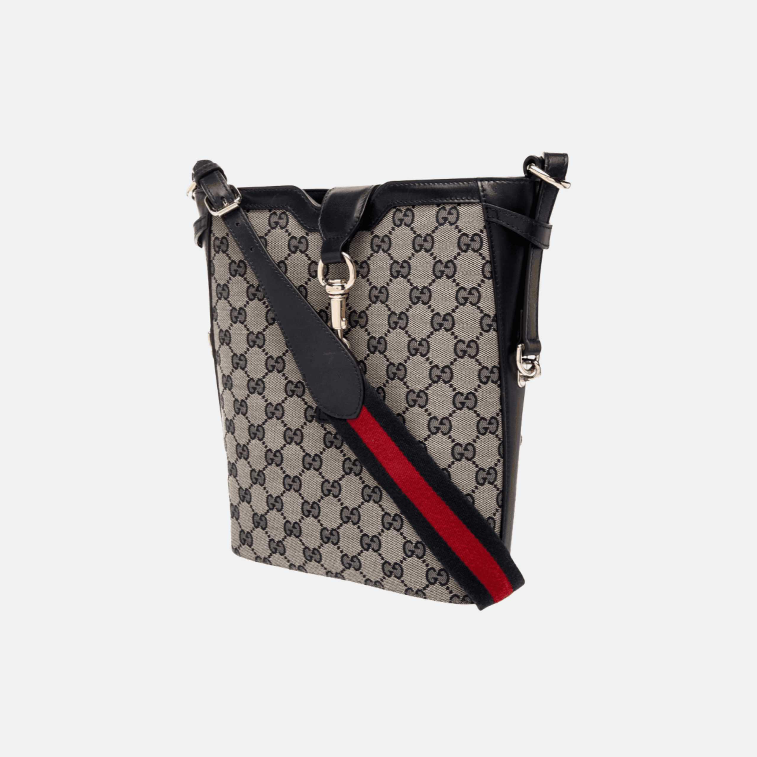 Gucci Mini Canvas Beige-Blue Bucket/Shoulder Bag alternate