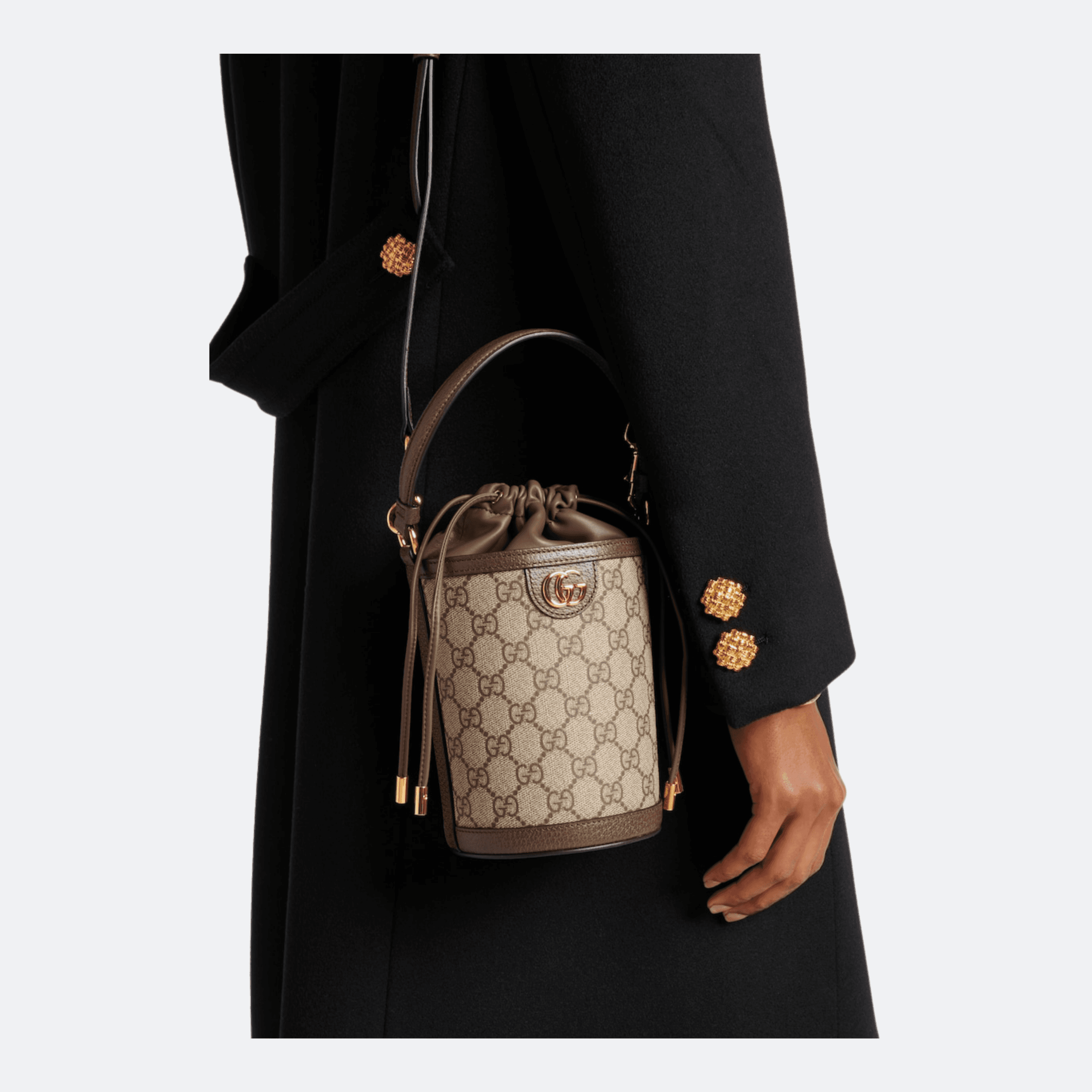 Gucci Ophidia Mini Beige-Brown Bucket Bag alternate