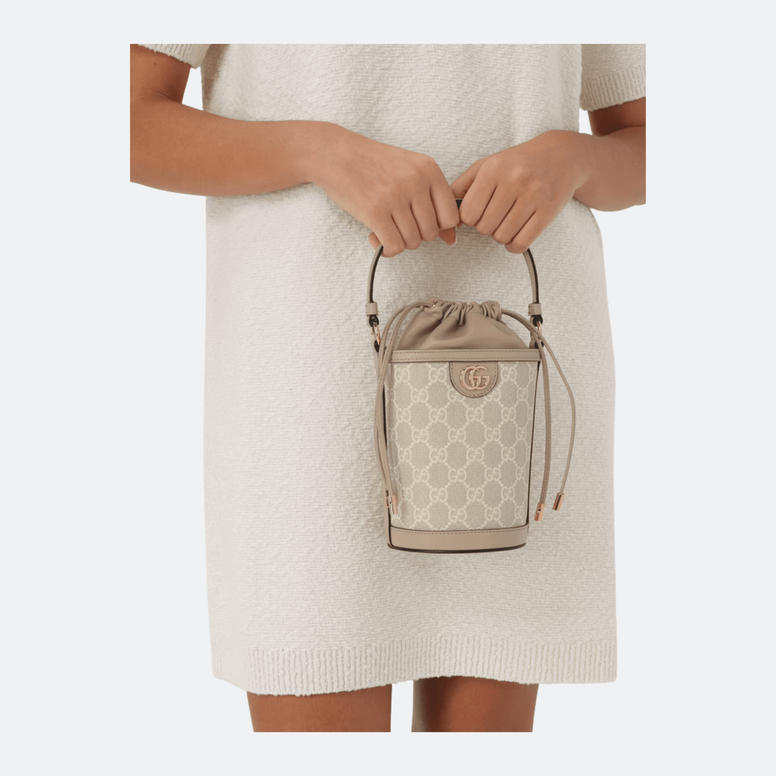Gucci Ophidia Mini Beige Bucket Bag alternate