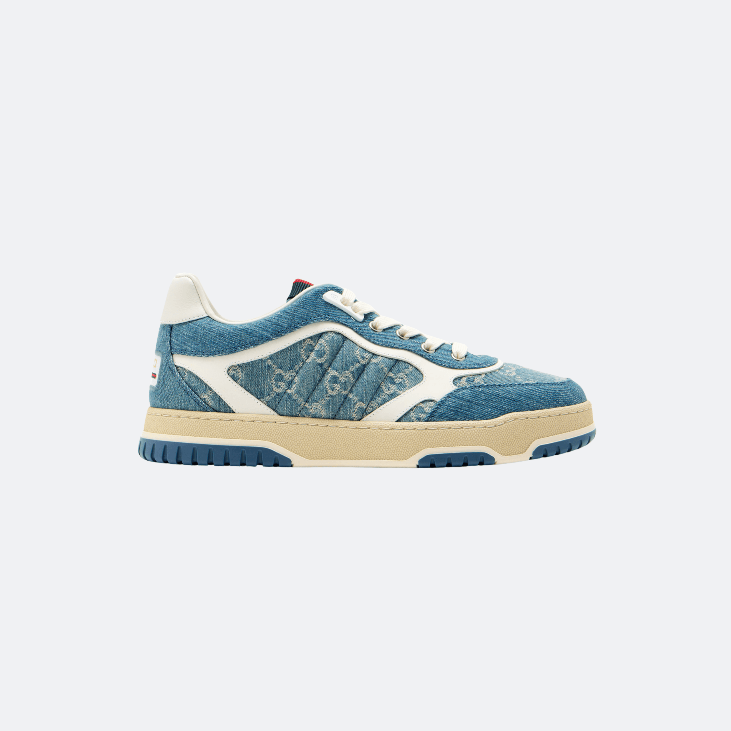 Gucci Re-Web Sneakers GG Denim and Leather - Blue