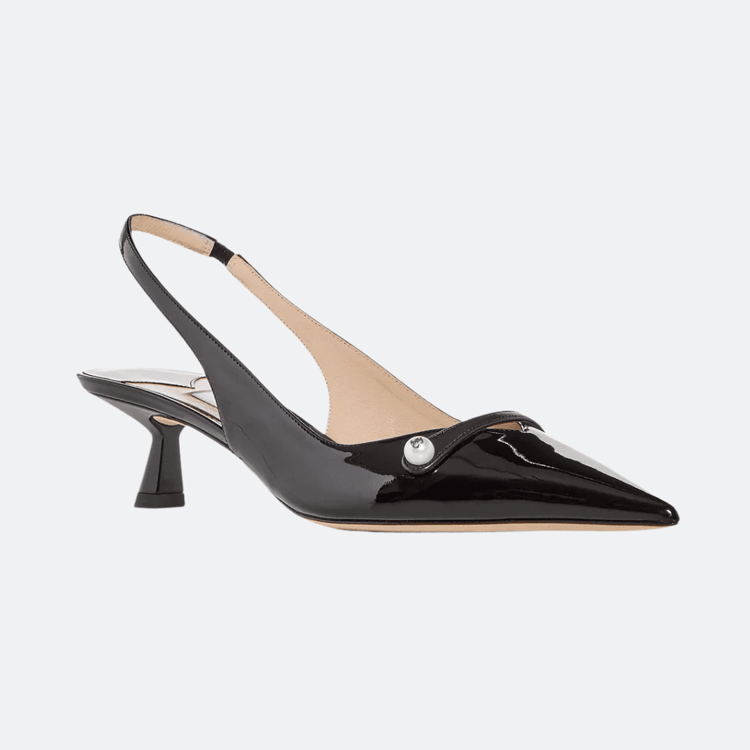 Jimmy Choo Amita Black Slingback Pumps