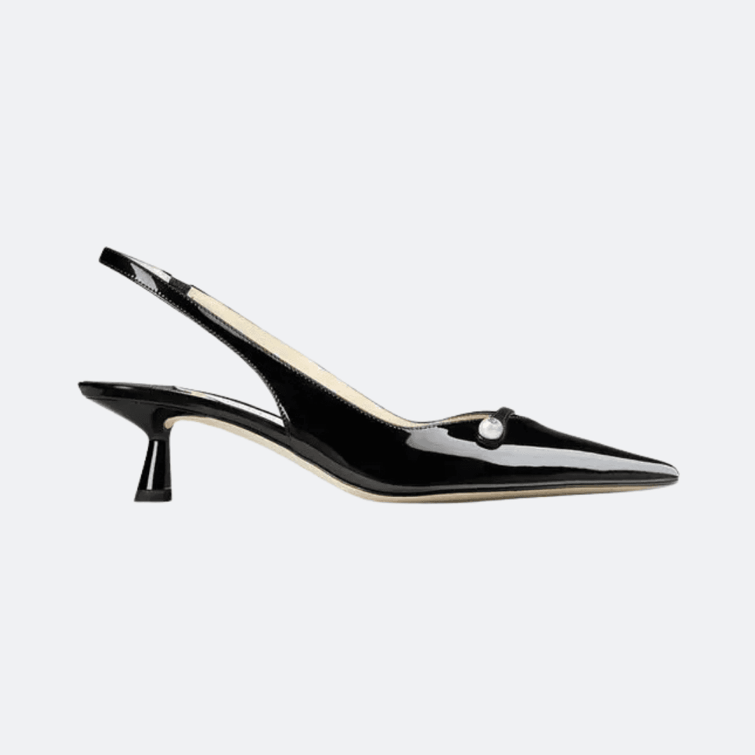 Jimmy Choo Amita Black Slingback Pumps alternate