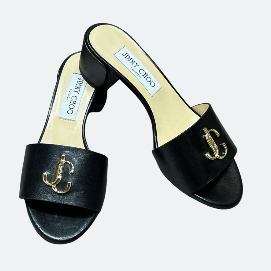 Jimmy Choo Open Toe Slide Sandals