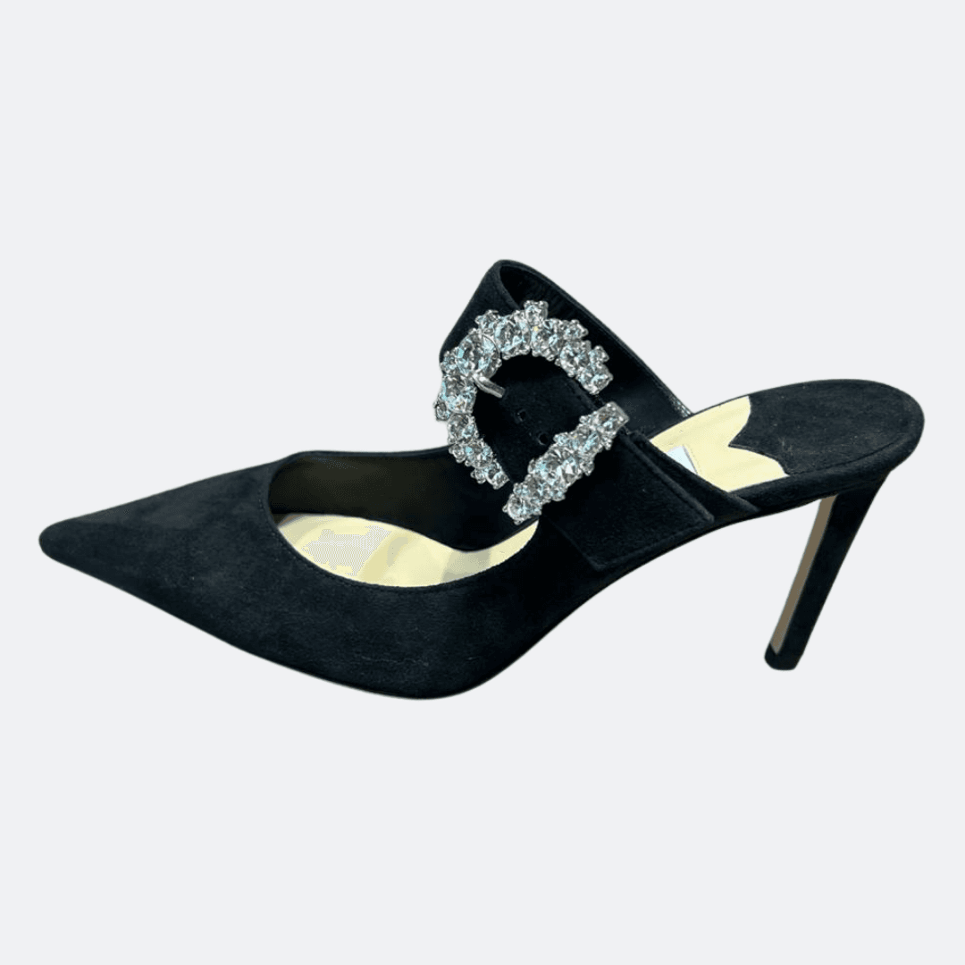 Jimmy Choo Suede Slide Pumps