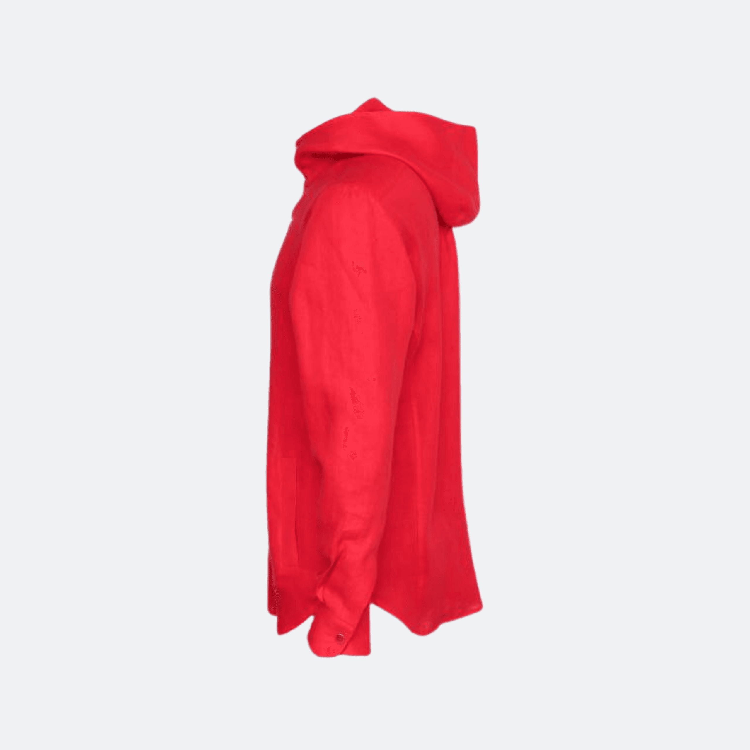 Kiton Mariano Hooded Shirt - Red alternate