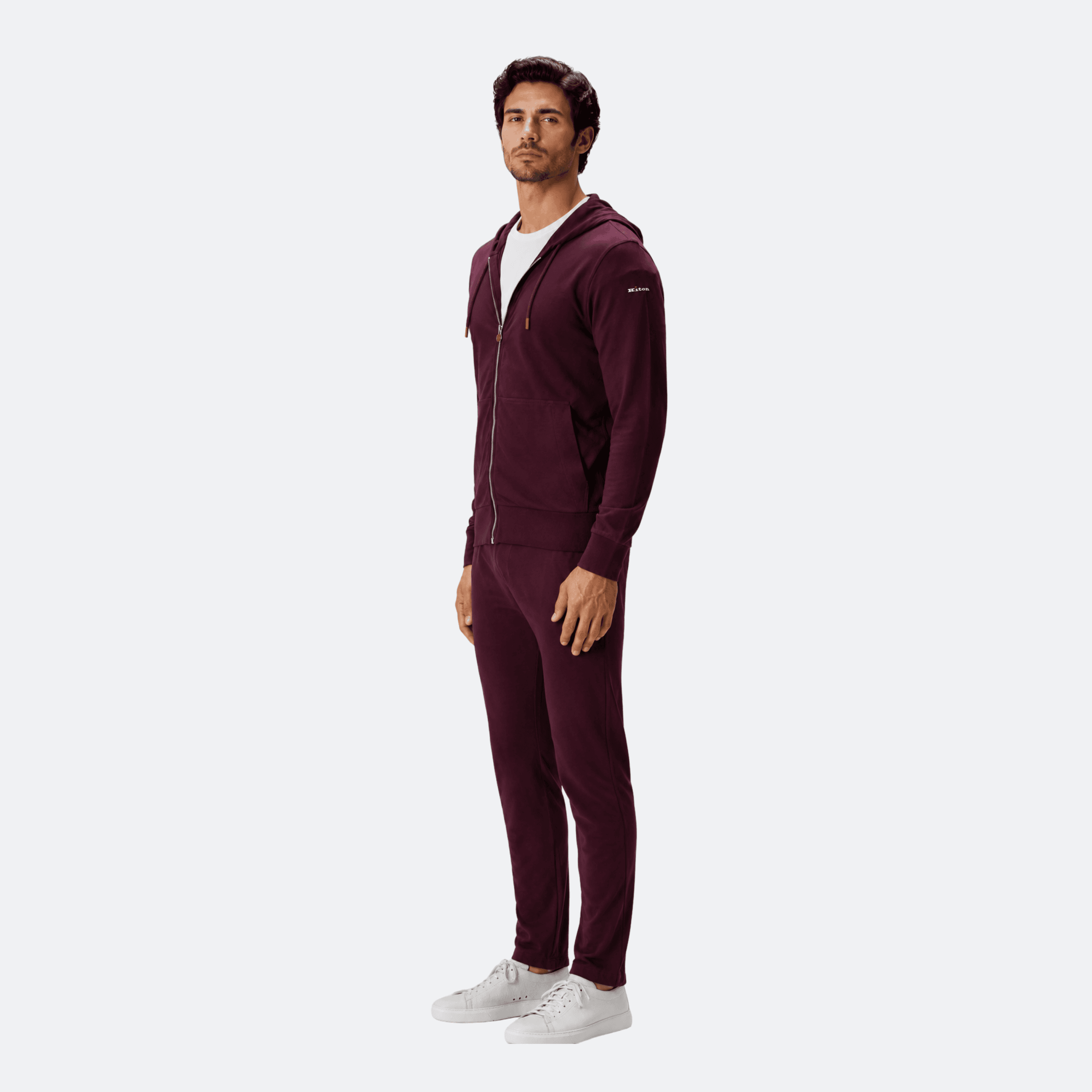 Kiton Sportsuit For Men - Burgundy alternate
