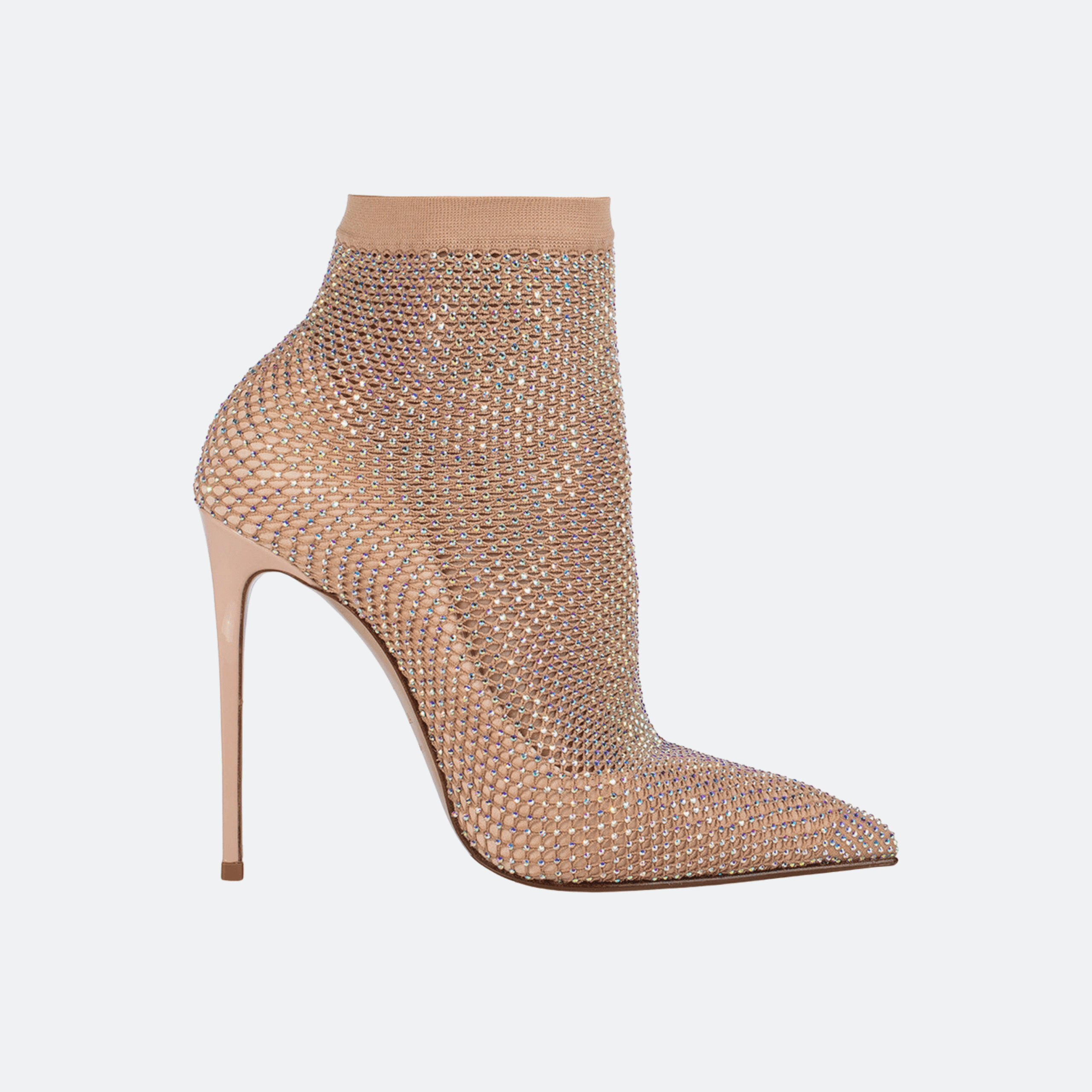 Le Silla Stivaletto Gilda 120mm Ankle Boots for Women - Nude