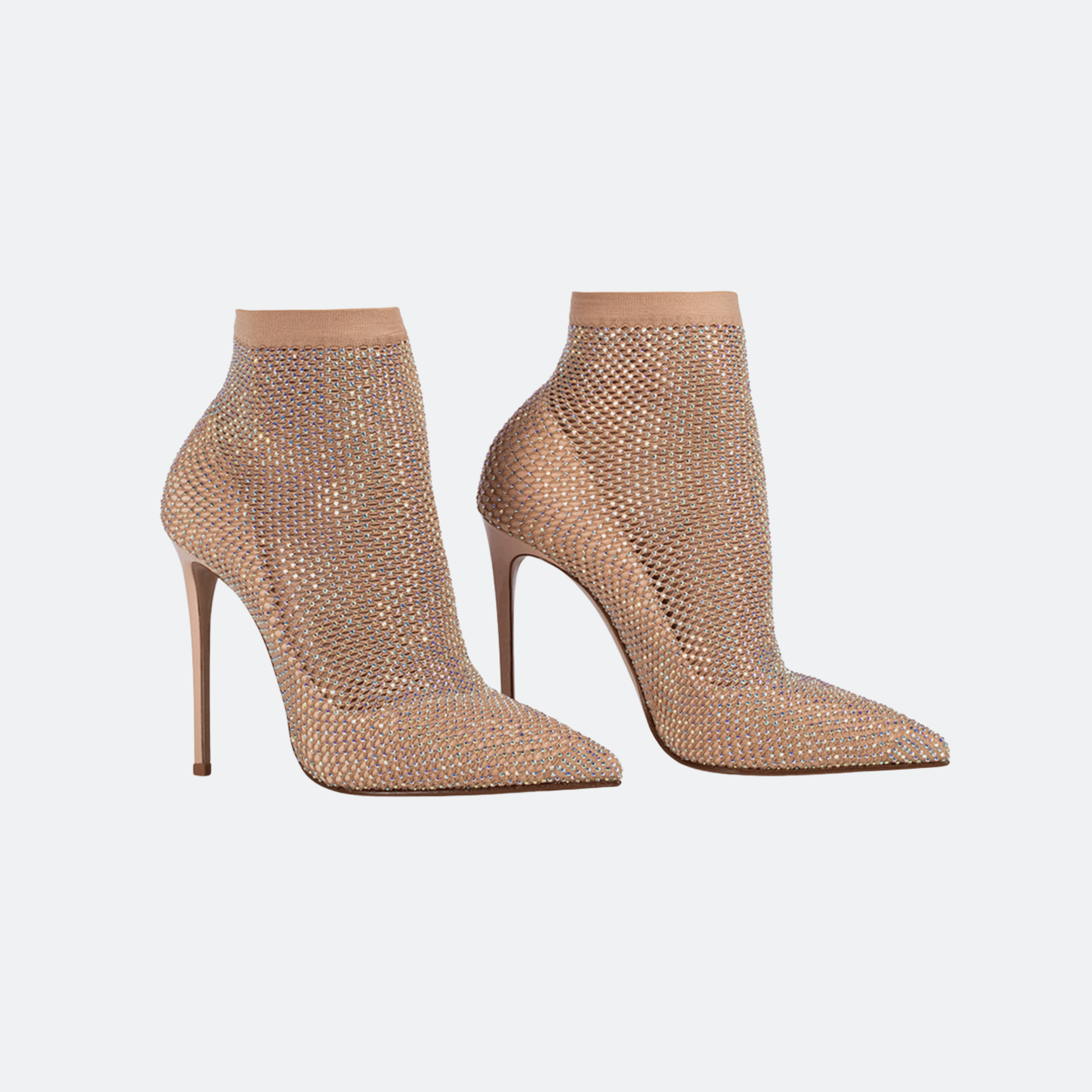 Le Silla Stivaletto Gilda 120mm Ankle Boots for Women - Nude alternate