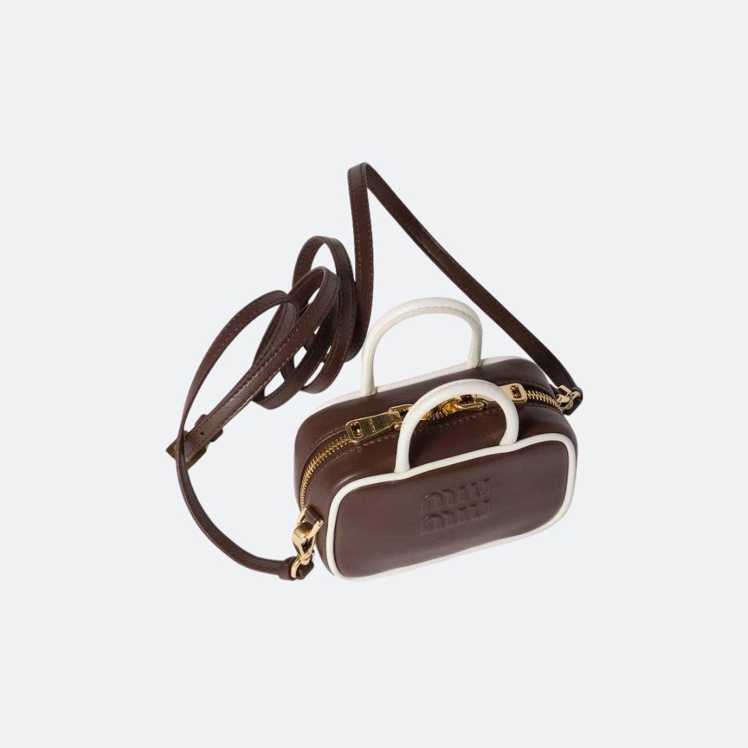 Miu Miu Brown Micro Mini Bag