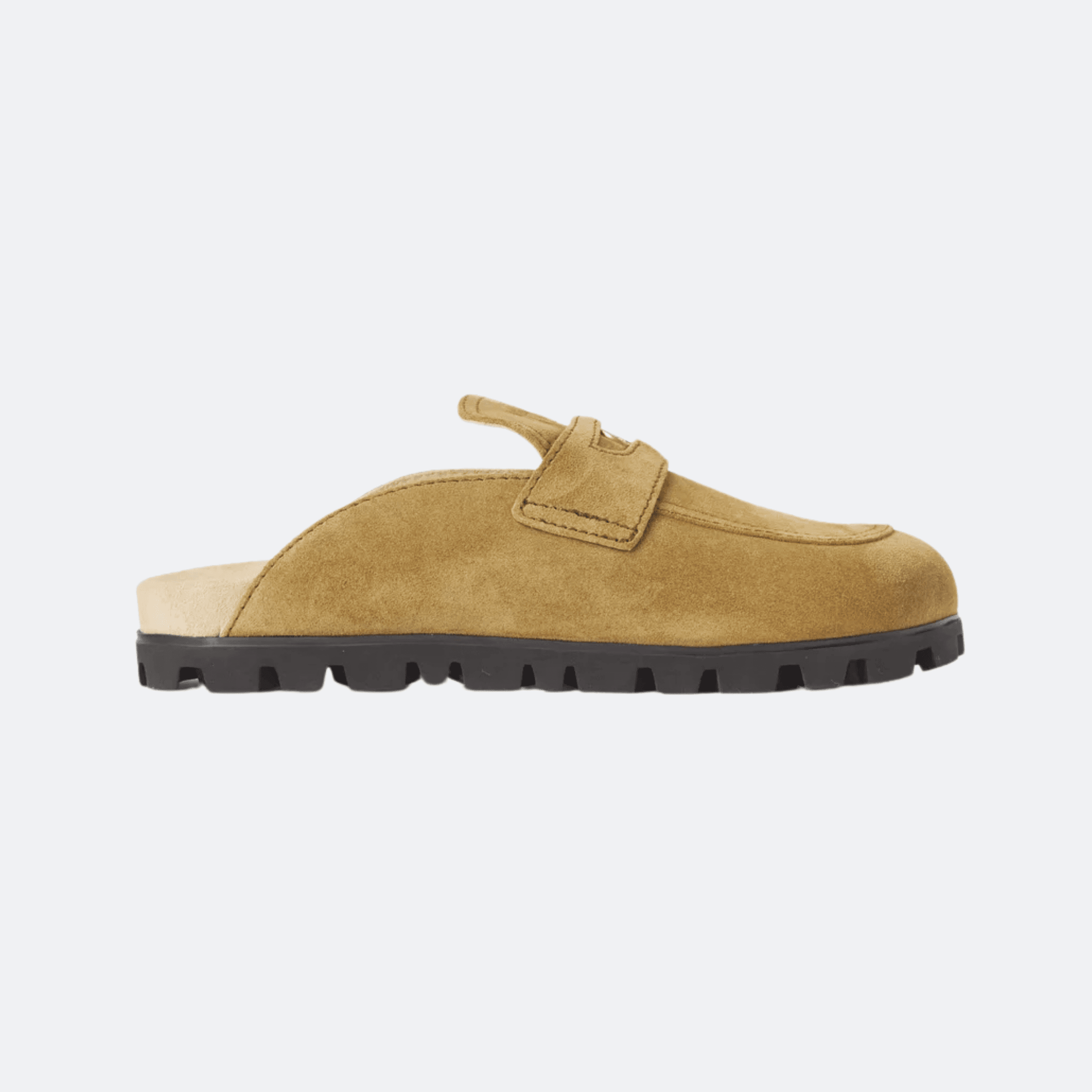 Miu Miu Suede Mules For Women - Tan
