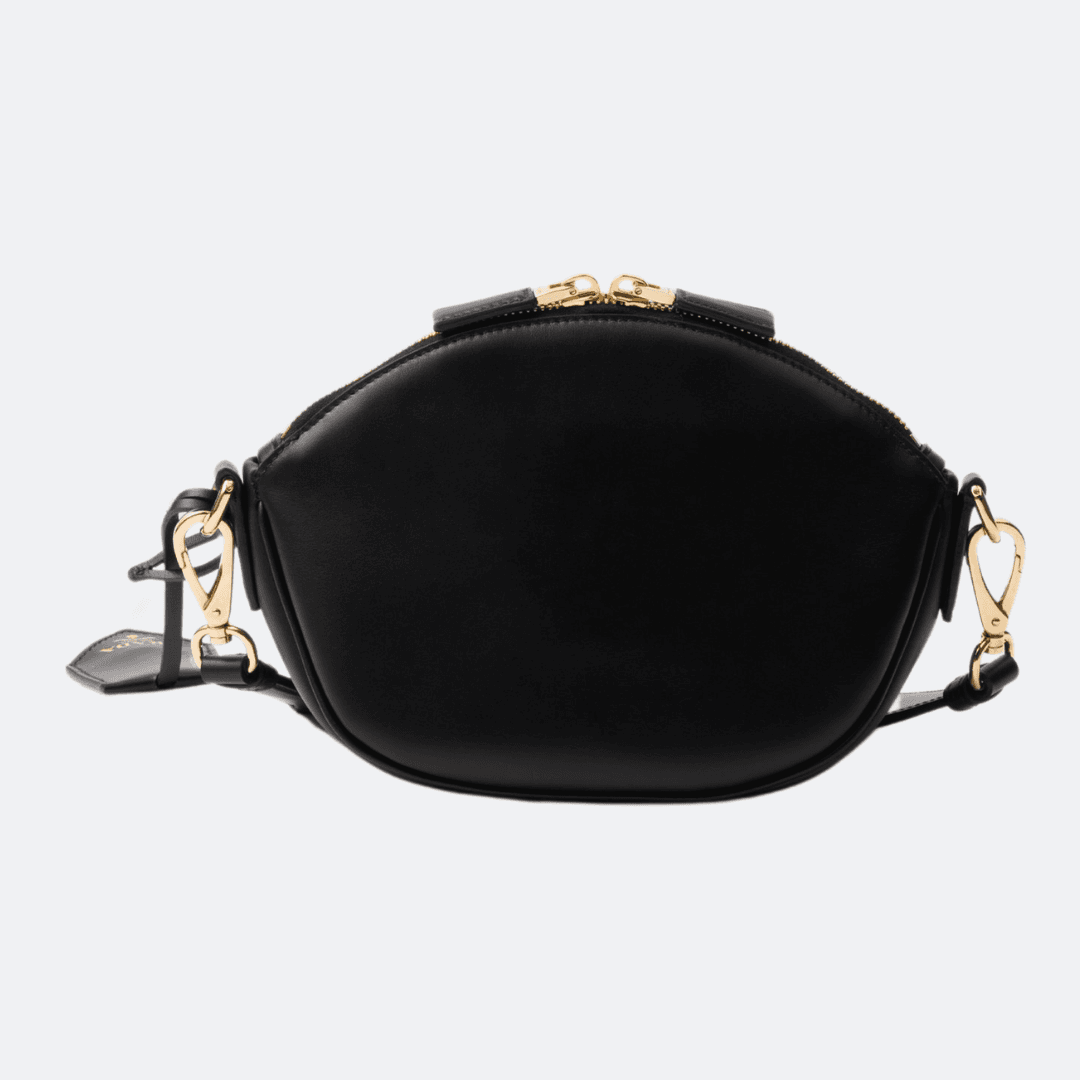 Prada Mini Black Leather Shoulder Bag alternate