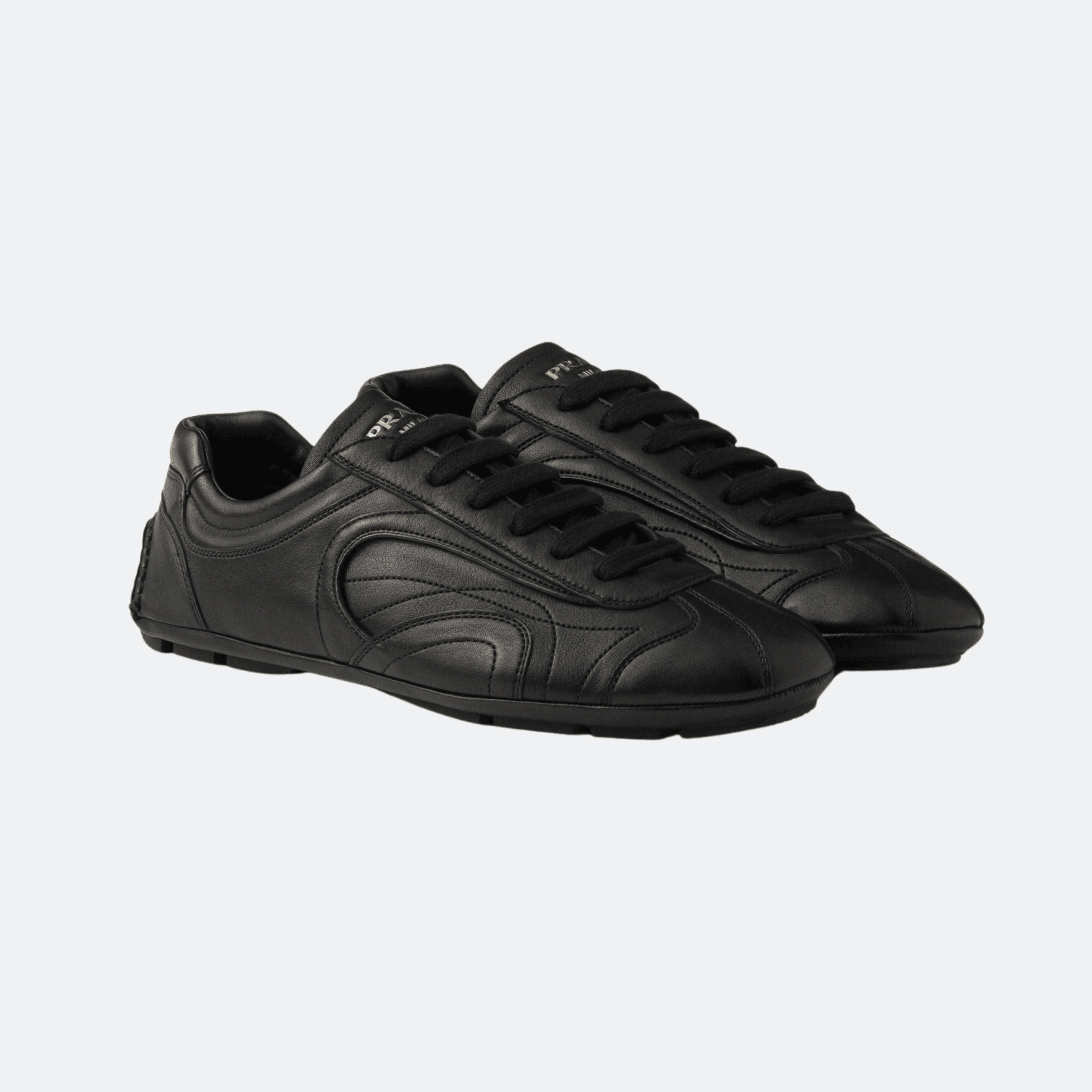Prada Montecarlo Re-Edition 2005 Nappa Leather Sneakers For Men - Black alternate