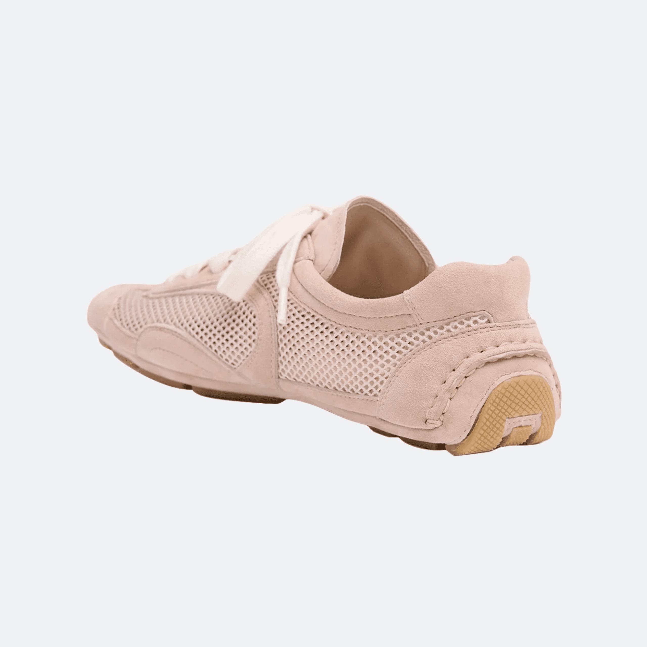 Prada Montecarlo Re-Edition 2005 Suede Shoes for Women - Powder Pink alternate