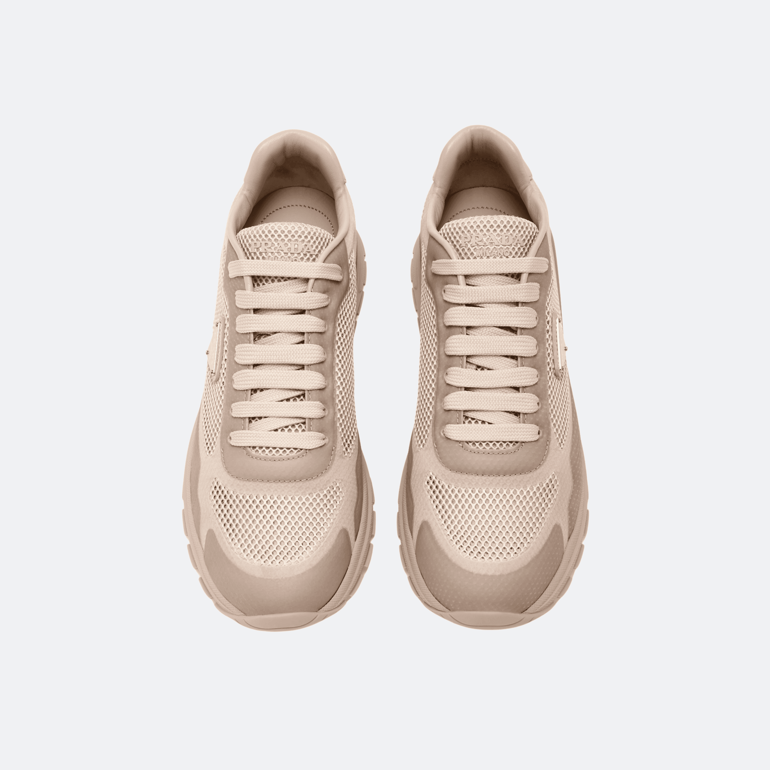 Prada Prax 2.0 Mesh Sneakers for Women - Beige alternate