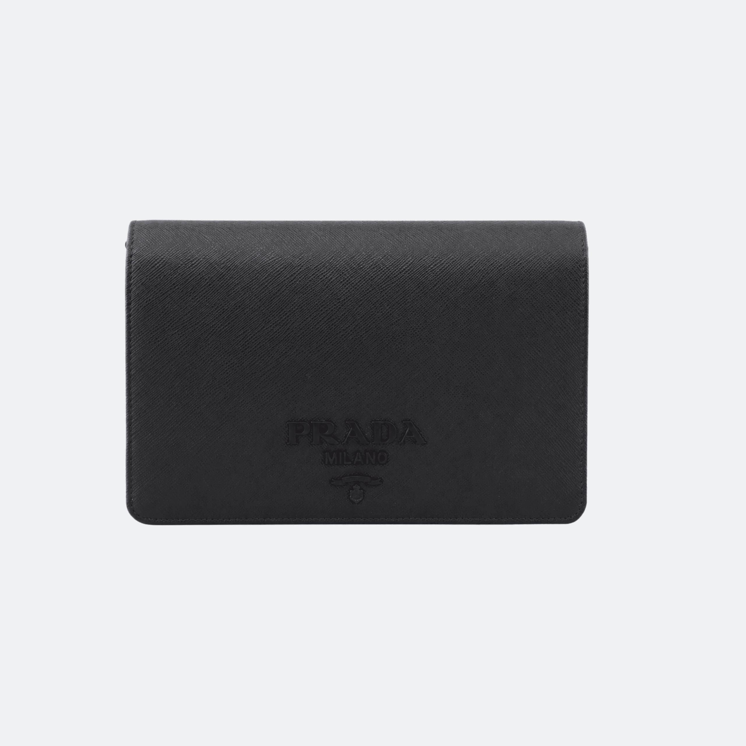 Prada Saffiano Shoulder Bag For Women - Black alternate