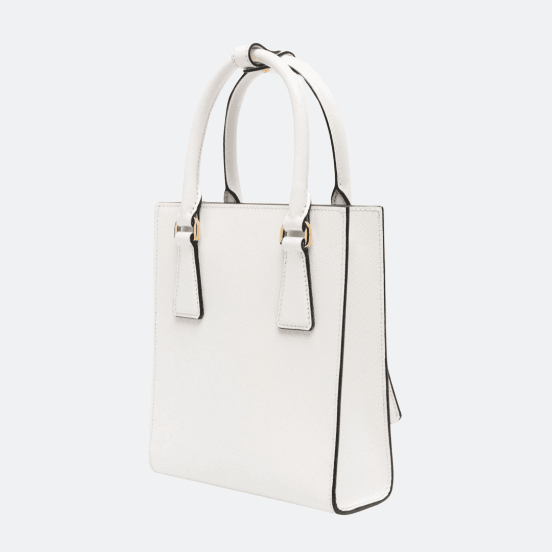 Prada Saffiano White Handbag alternate