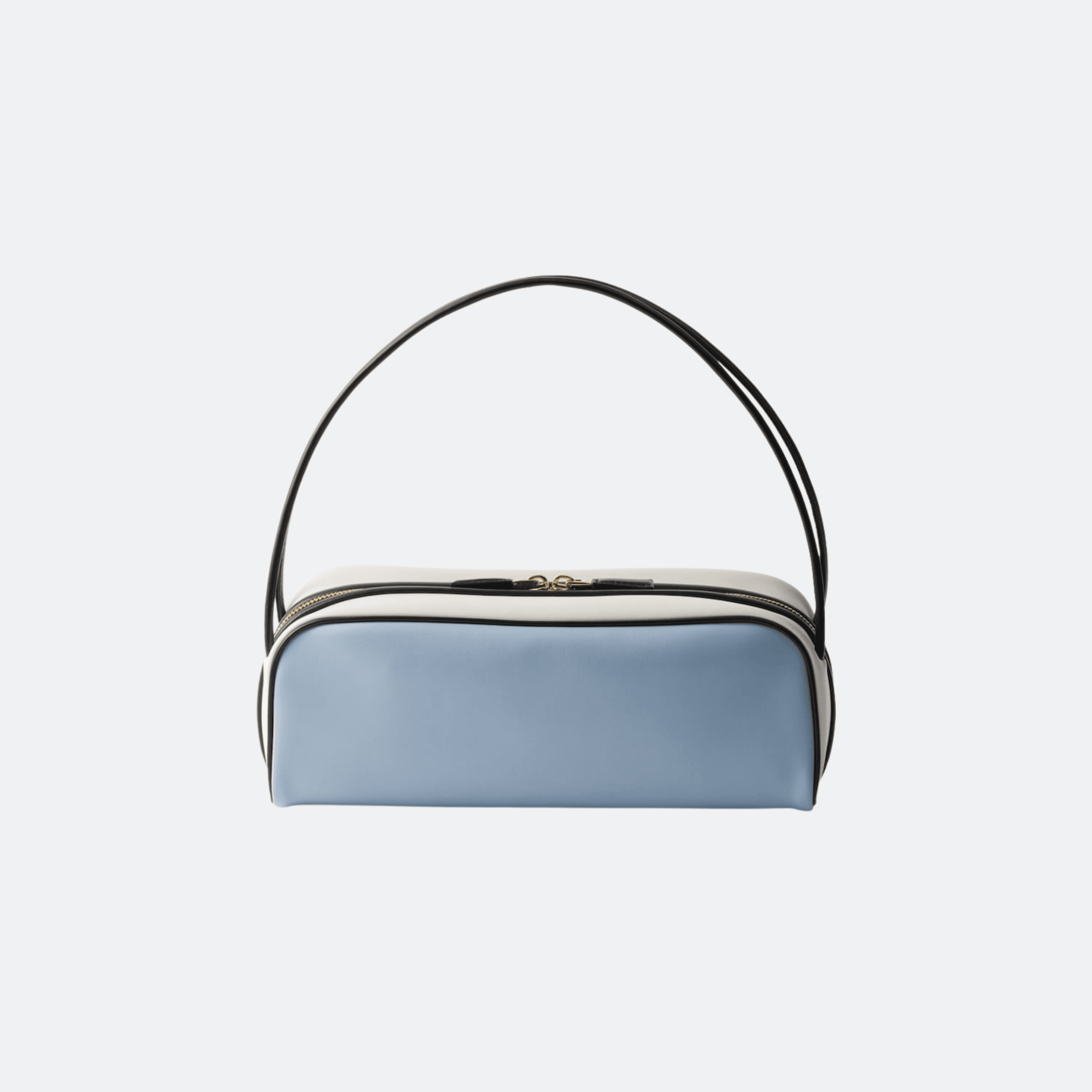Prada Small Swing Leather Shoulder Bag - Blue alternate