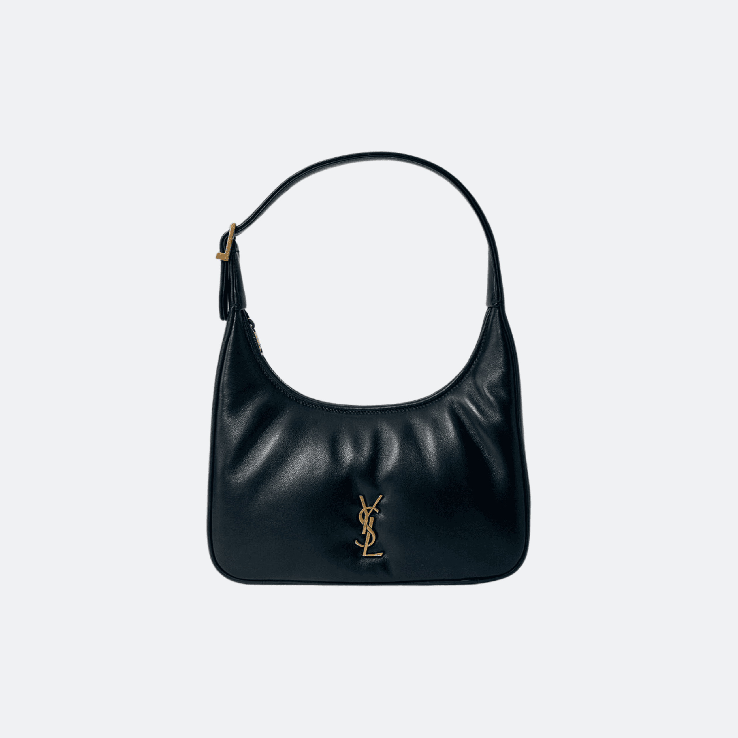 Saint Laurent Calypso Leather Shoulder Bag - Black