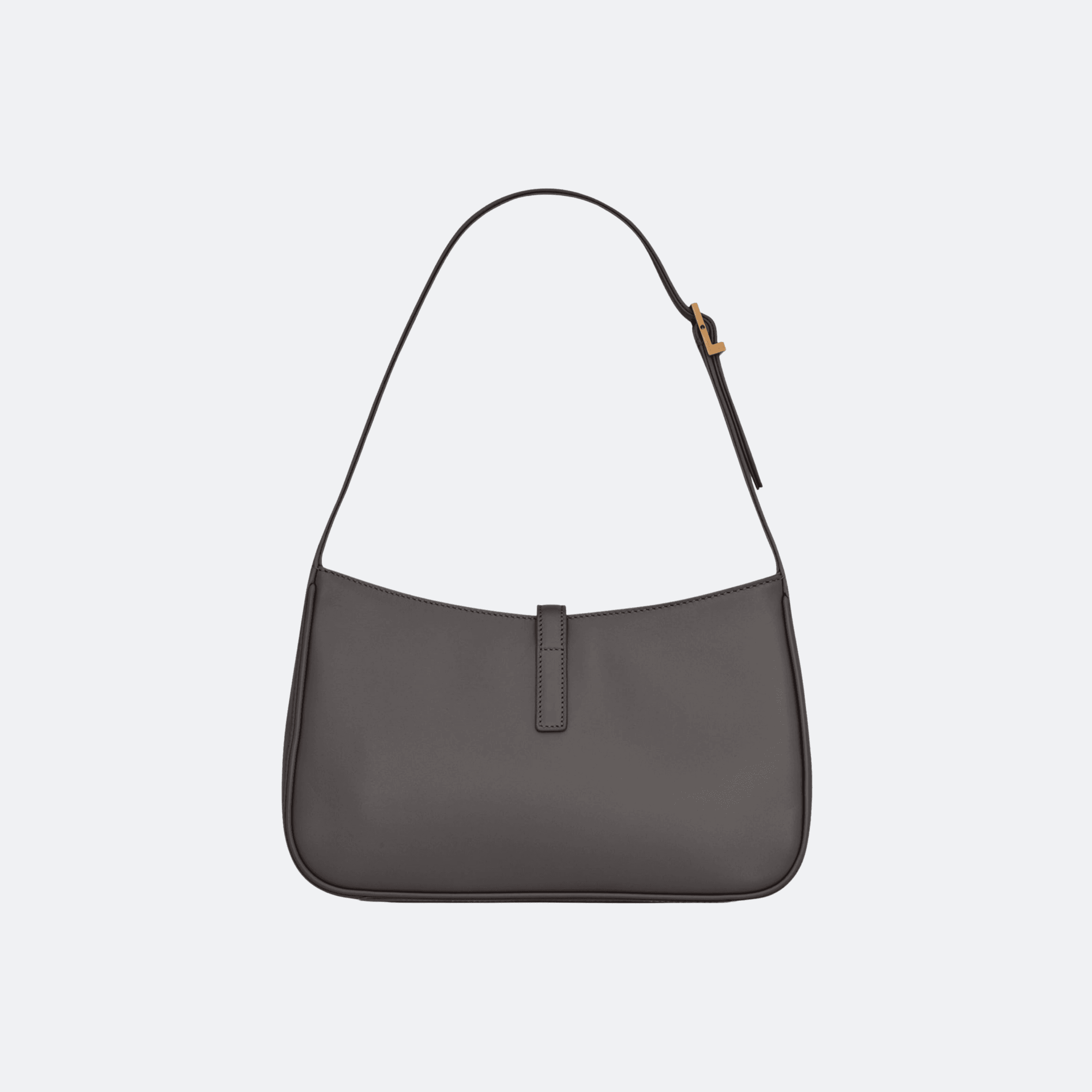 Saint Laurent Le 5 À 7 Leather Shoulder Bag - Grey alternate