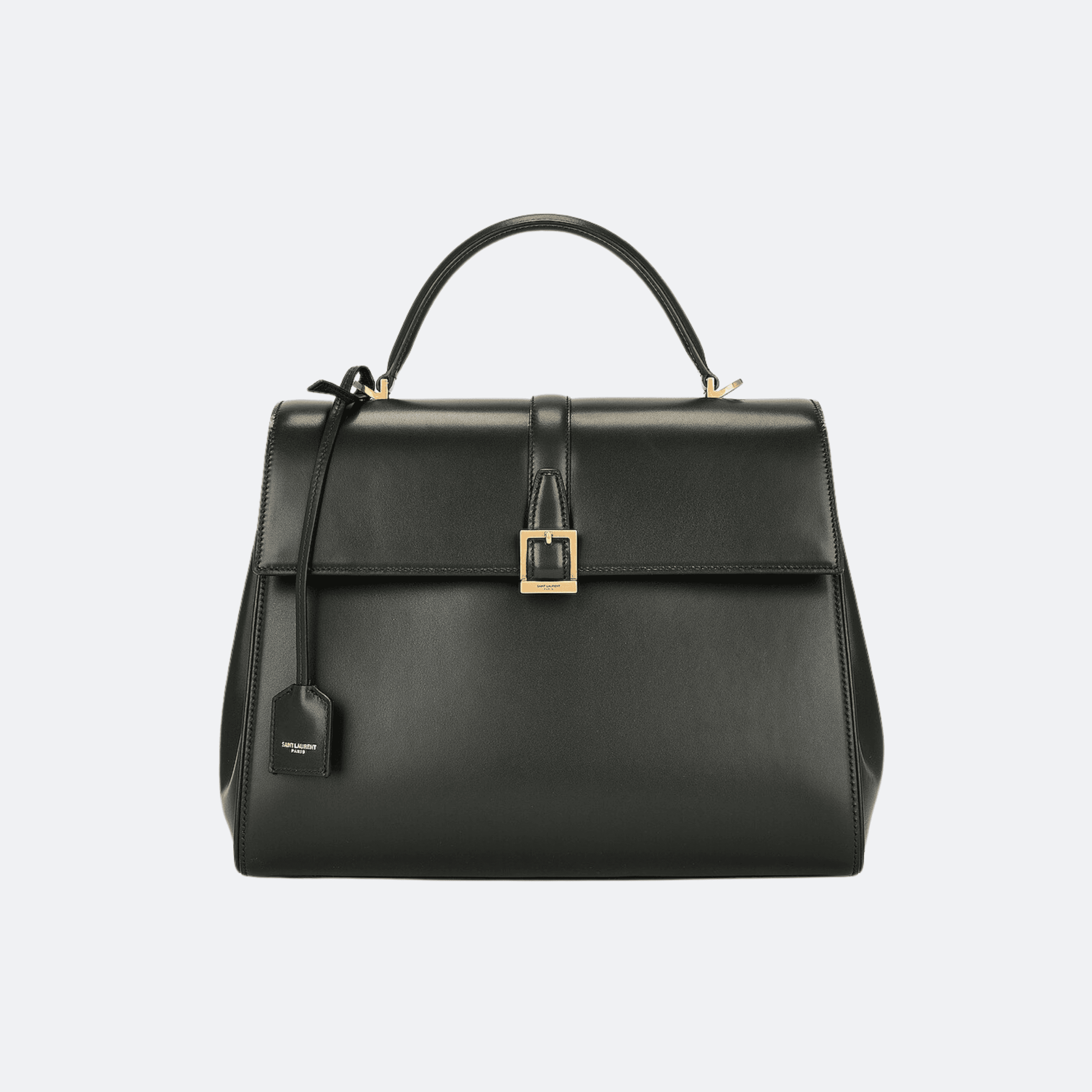 Saint Laurent Le Fermoir Medium Bag - Black (Copy)