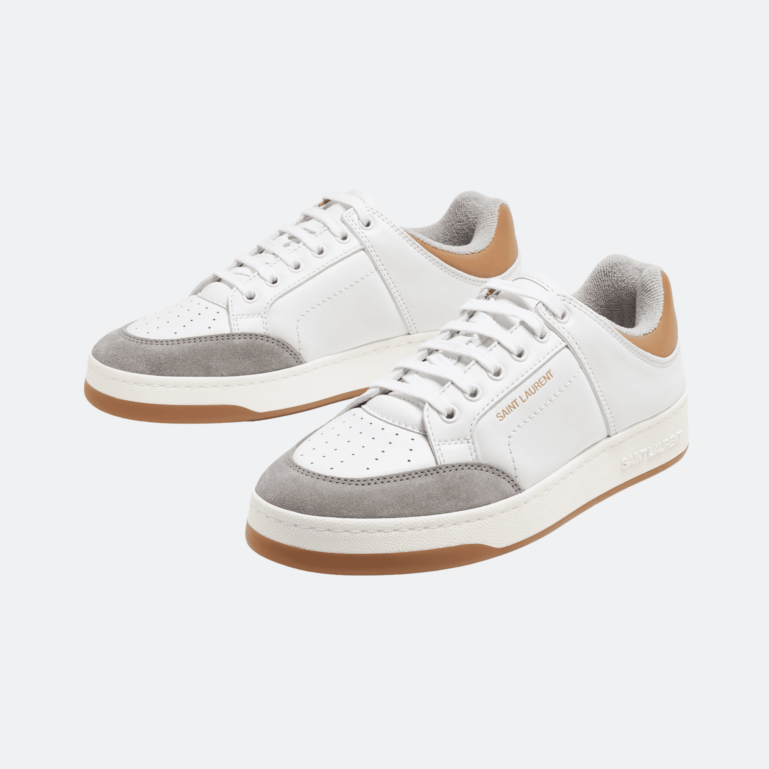 Saint Laurent SL 61 Sneakers For Men - White - Beige alternate