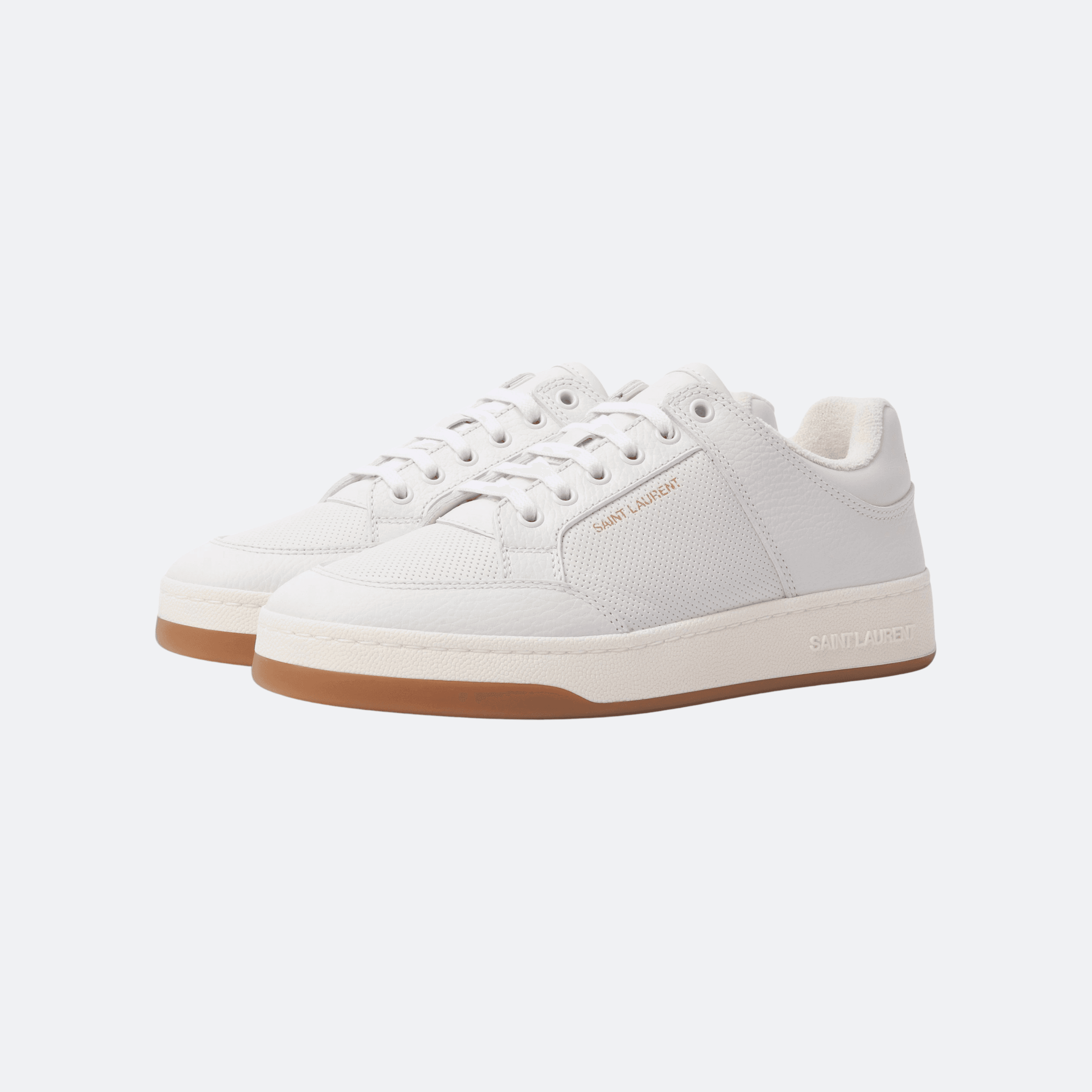 Saint Laurent SL61 Leather Sneakers - White alternate