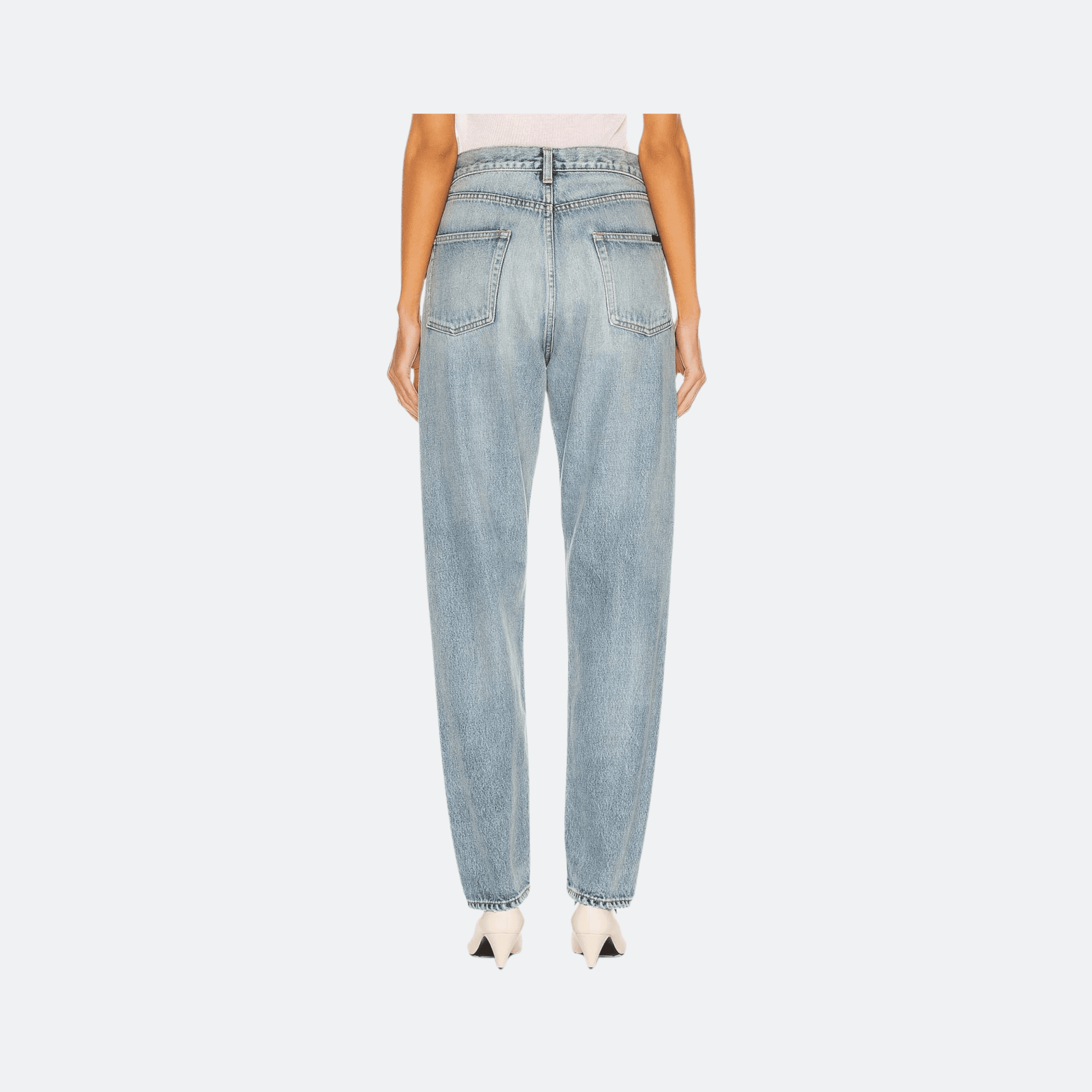 Saint Laurent Slim Fit Jeans - Light Blue Denim alternate