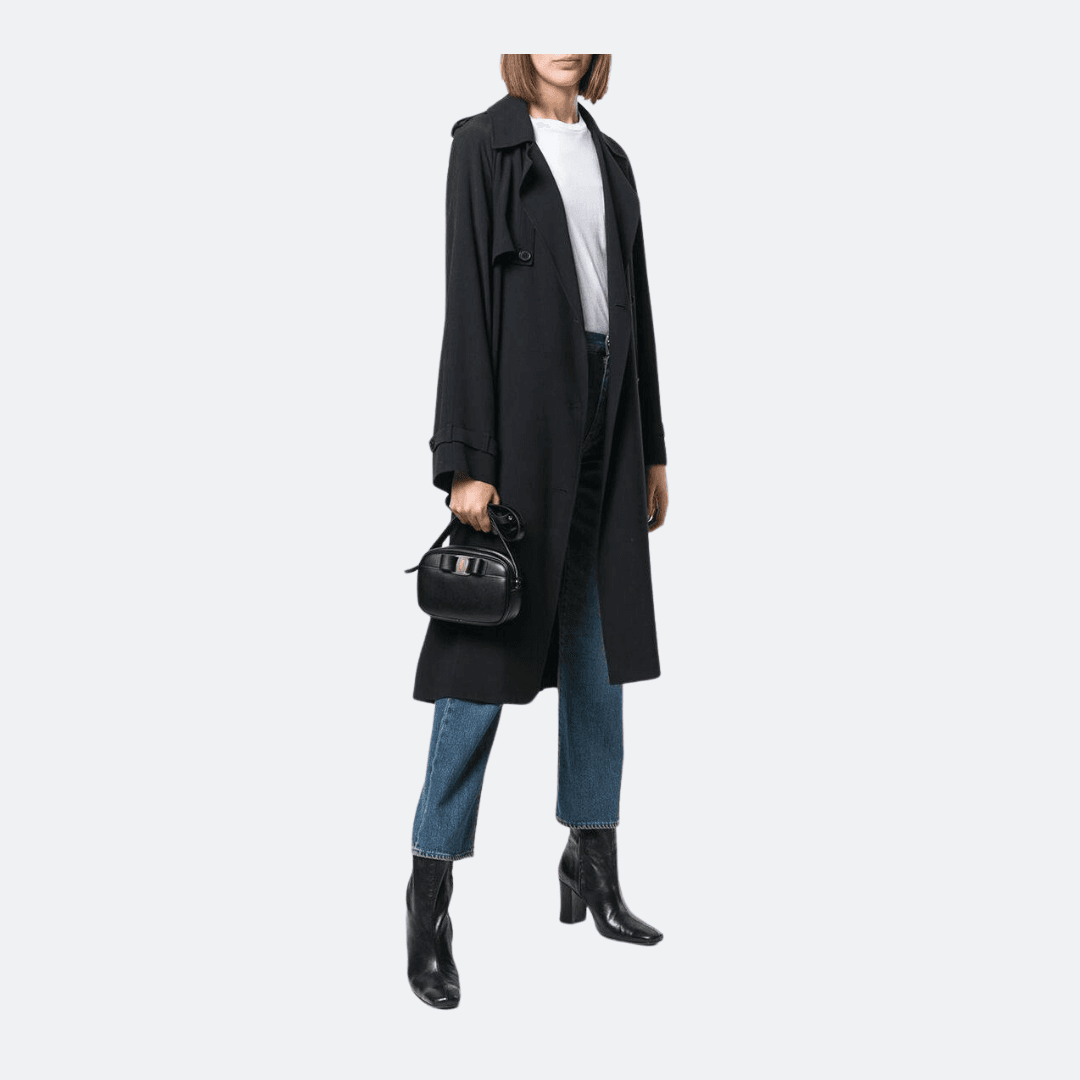 Salvatore Ferragamo Vara Bow Navy Black Camera Bag alternate