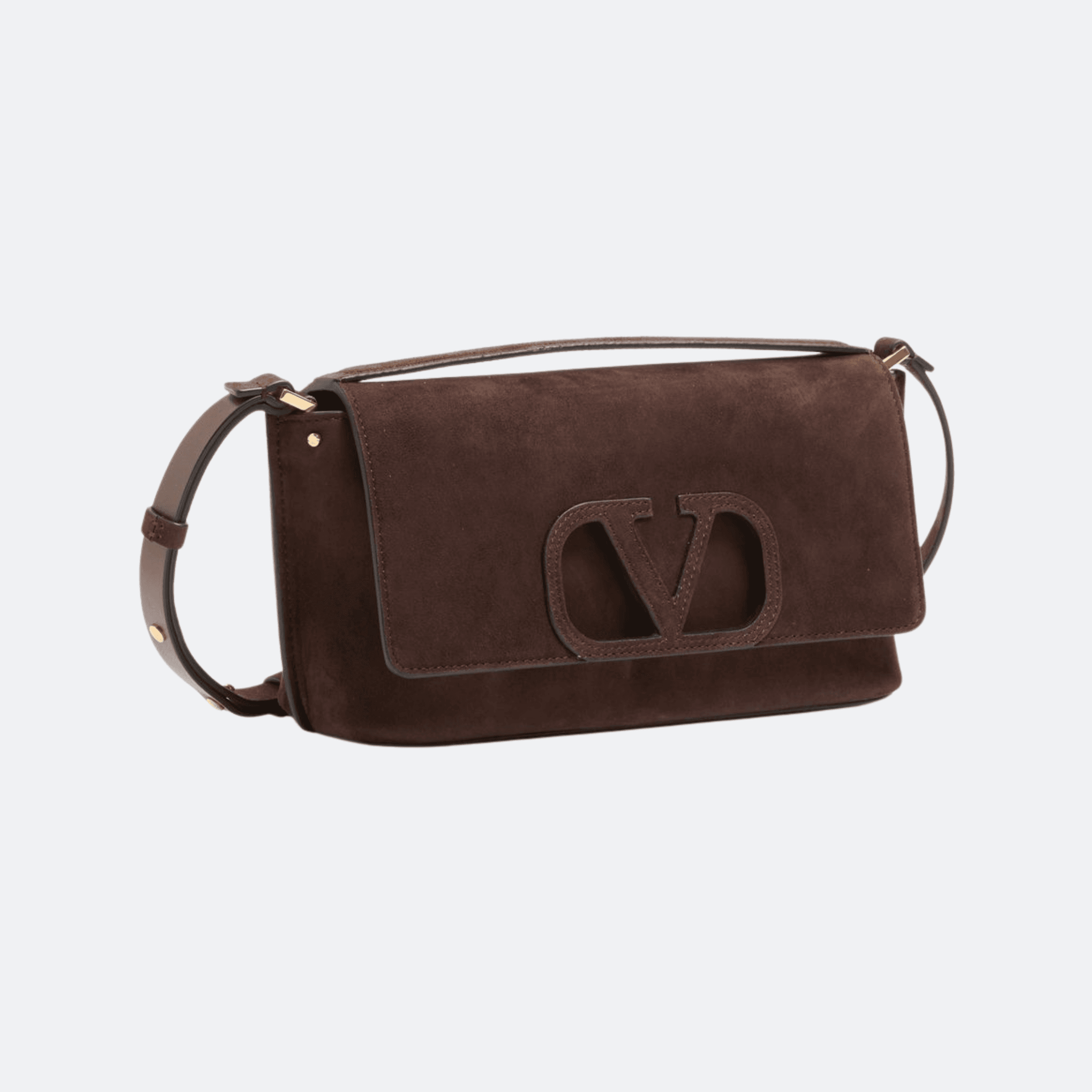 Valentino Fill Me Small Calfskin Shoulder Bag For Women - Brown alternate