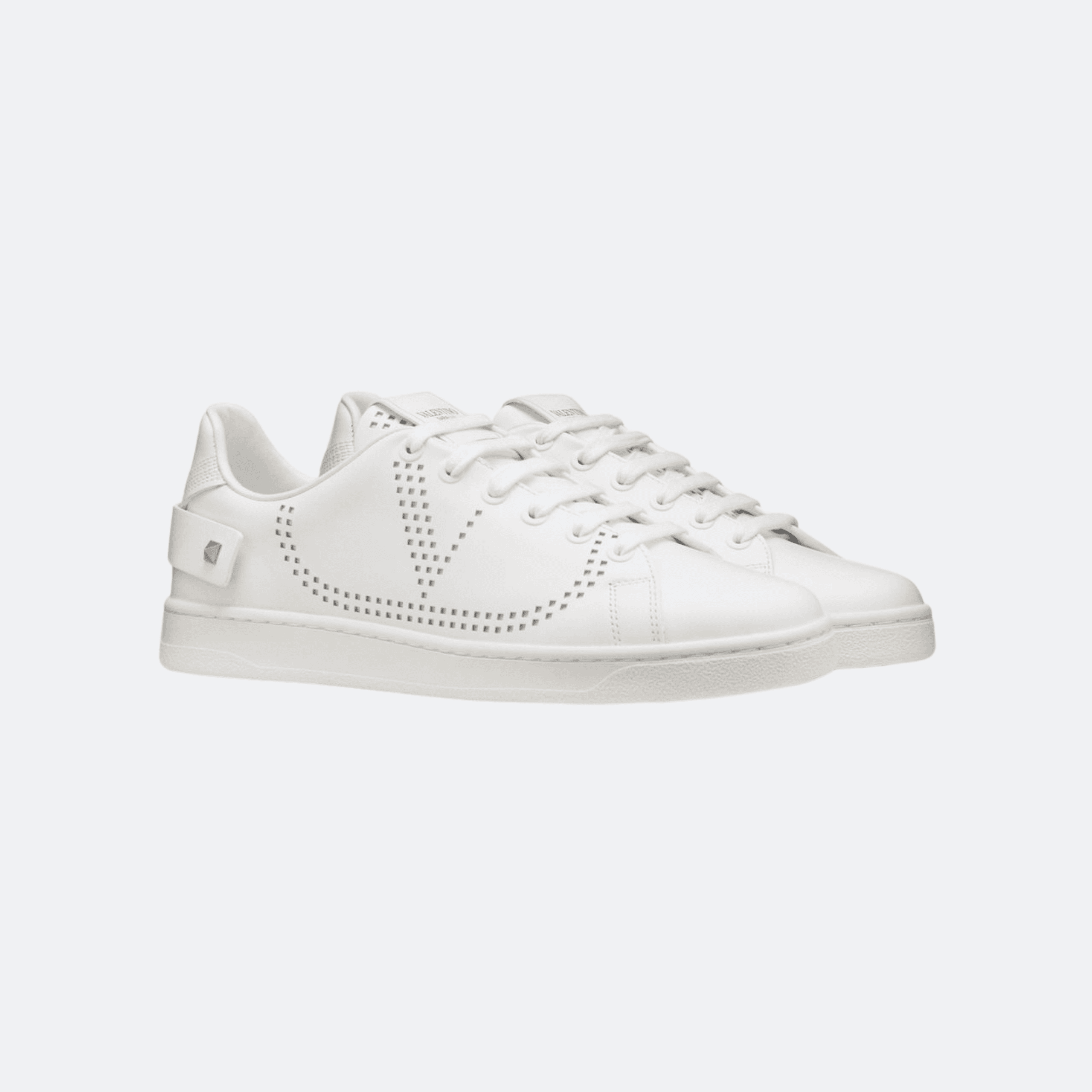 Valentino Garavani Backnet Calfskin Sneaker – White alternate