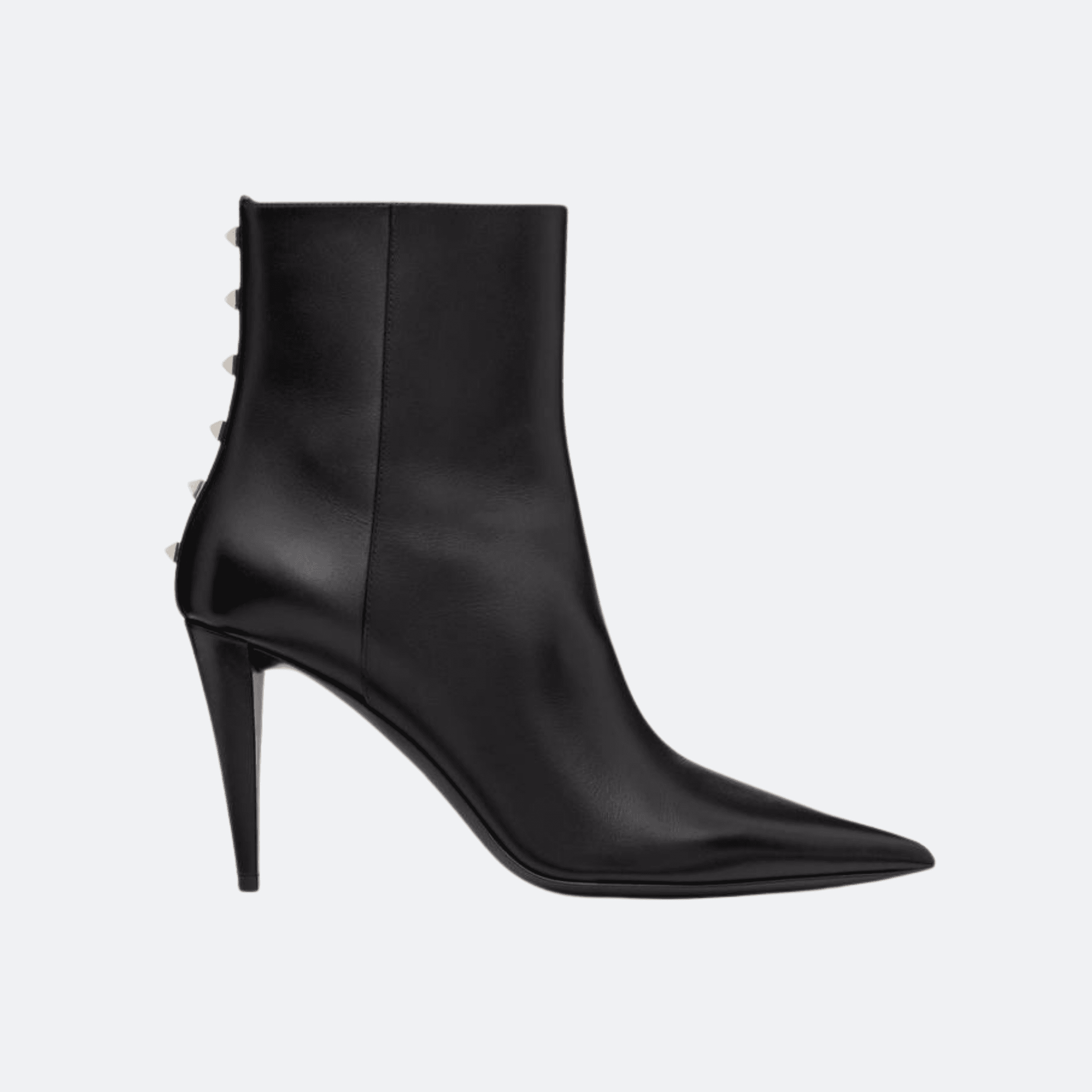 Valentino Garavani Rockstud Black Leather Boots
