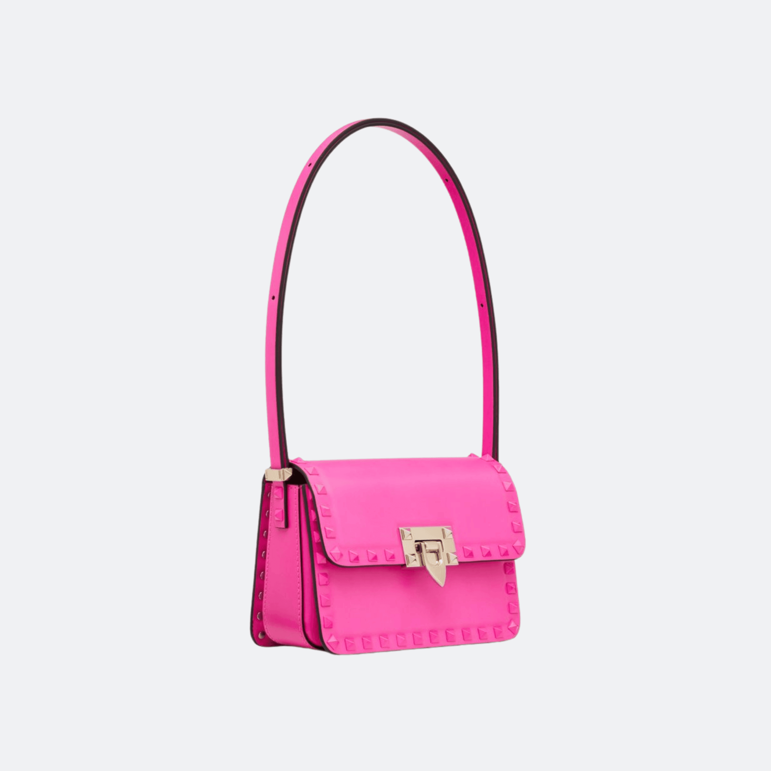 Valentino Garavani Small Rockstud23 Smooth Calfskin Shoulder Bag For Women - Pink alternate