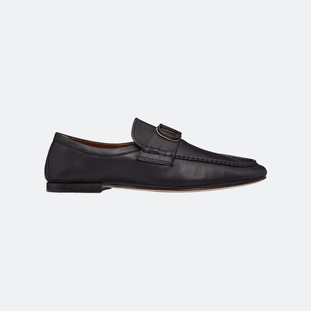 Valentino VLogo Black Men Loafers