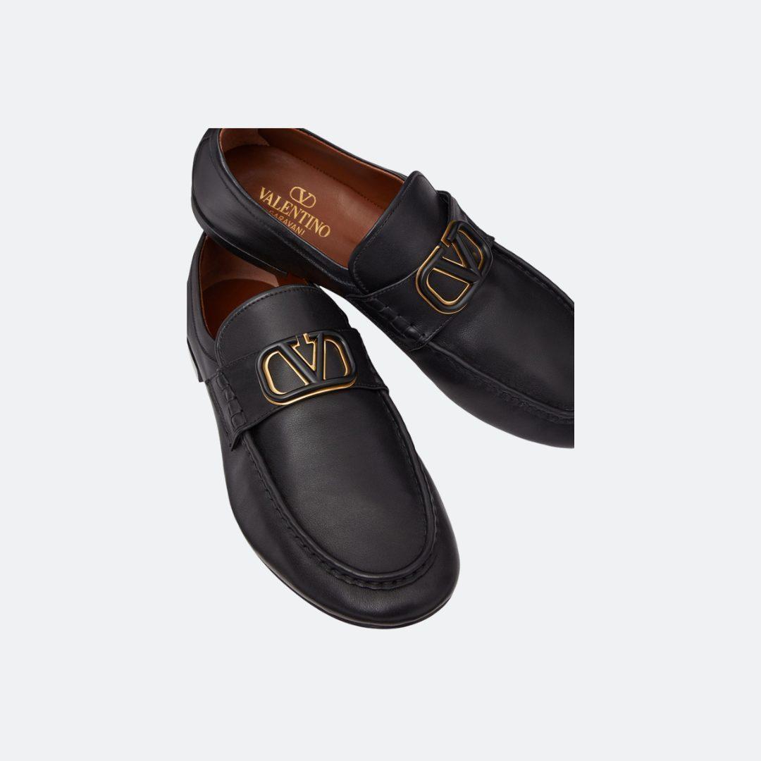 Valentino VLogo Black Men Loafers alternate
