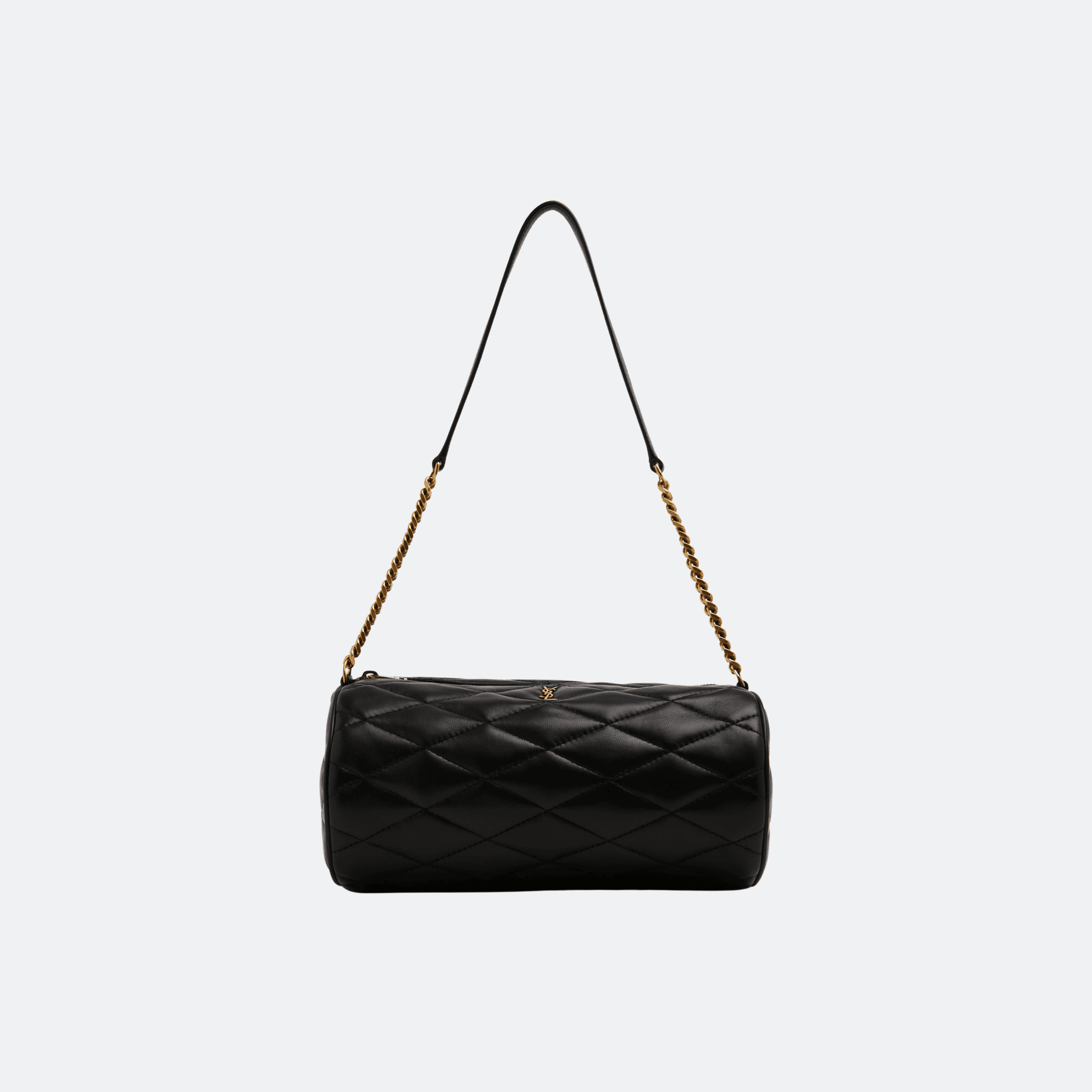 Yves Saint Laurent (YSL) Sade Small Round Tube Shoulder Bag For Women - Black