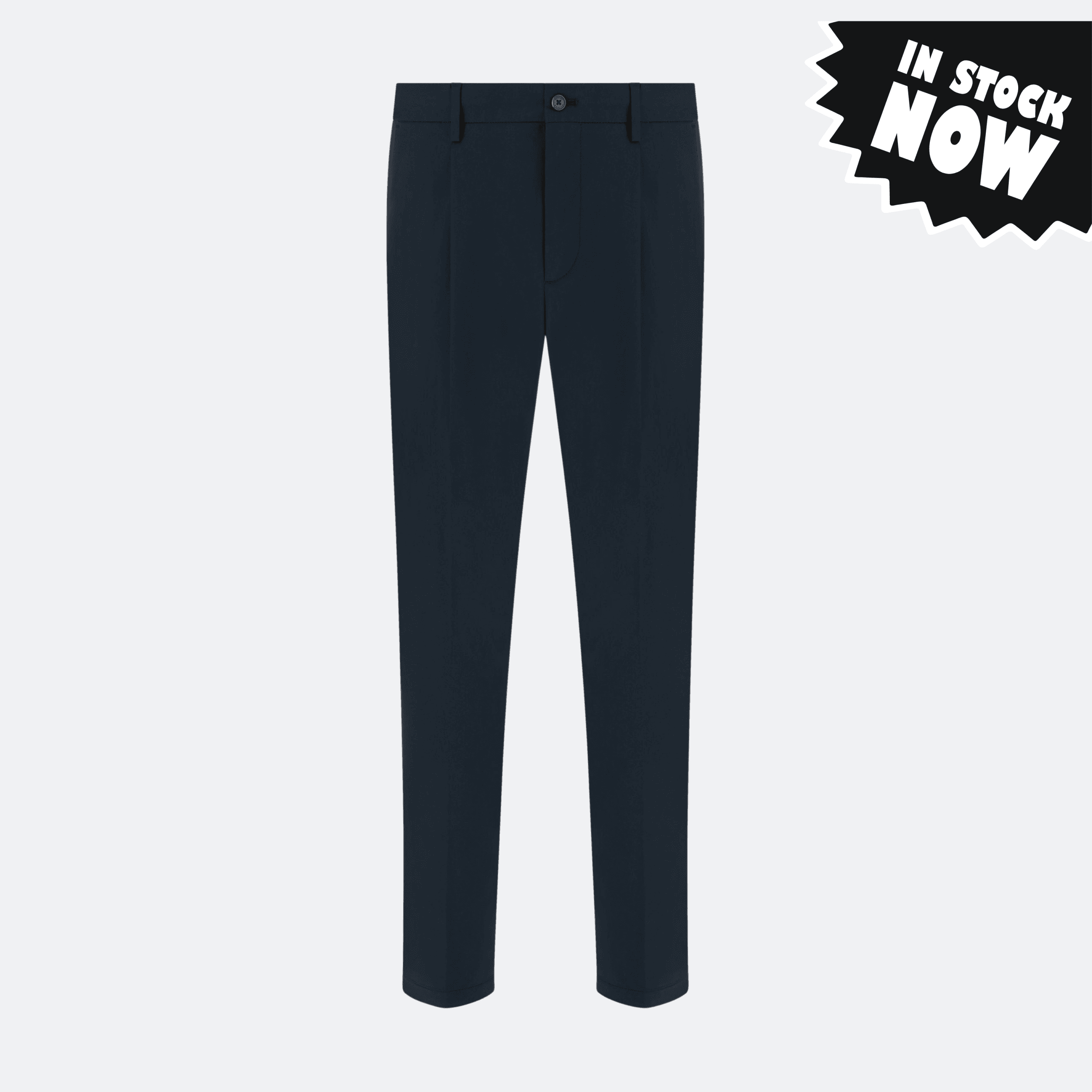 Boggi Milano Performance Stretch Trousers For Men - Navy Blue (48,50,54 in Stock)