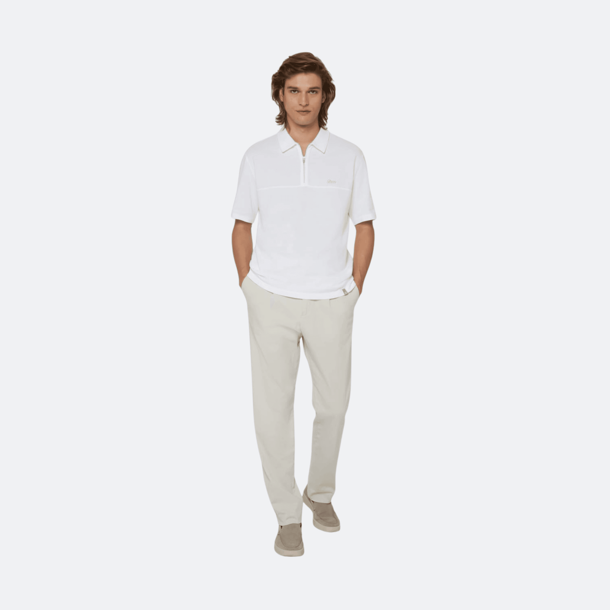 Boggi Milano Trousers For Men - Beige (50,52 in Stock) alternate