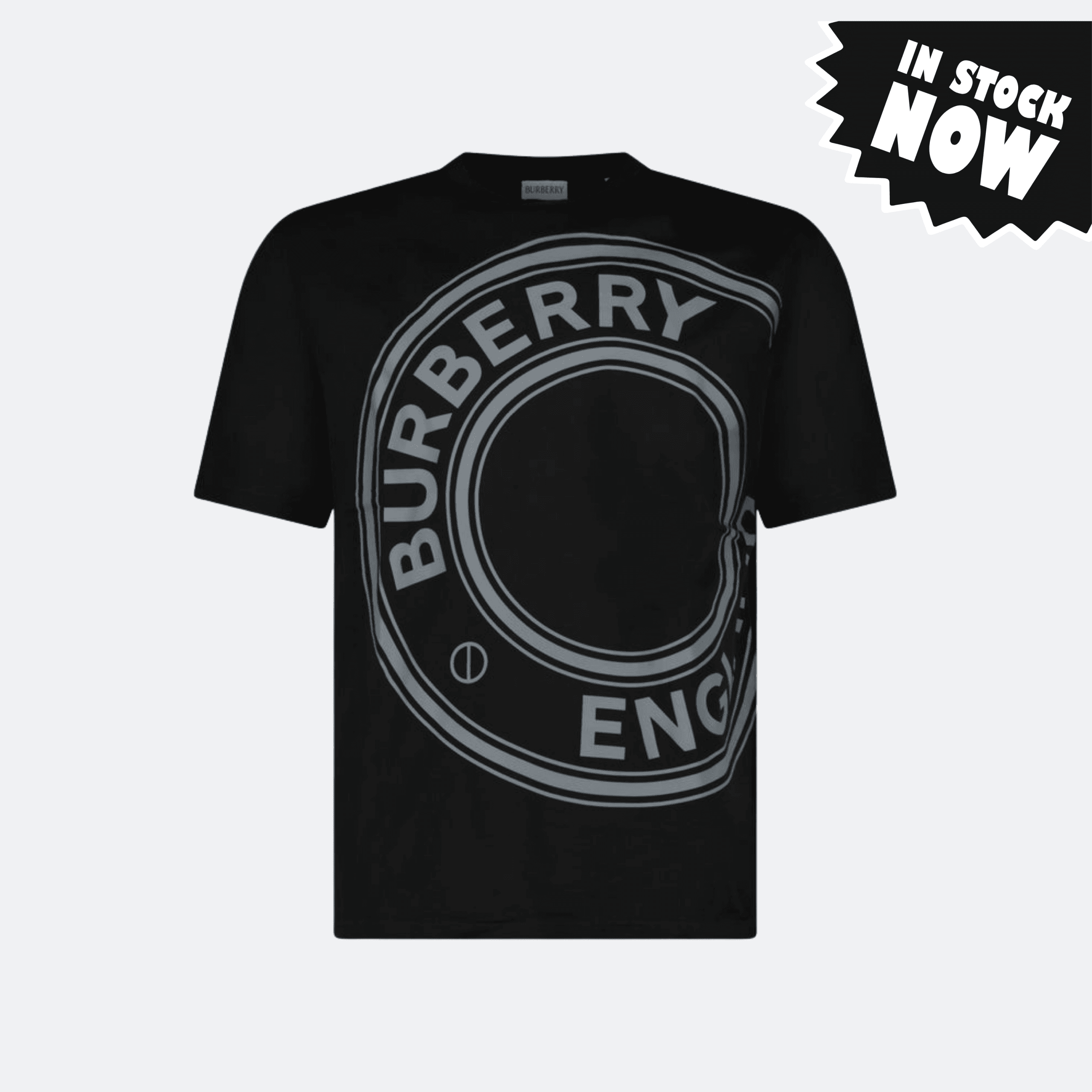 Burberry Graphic Logo Men T-Shirt – Black (L in Stock)