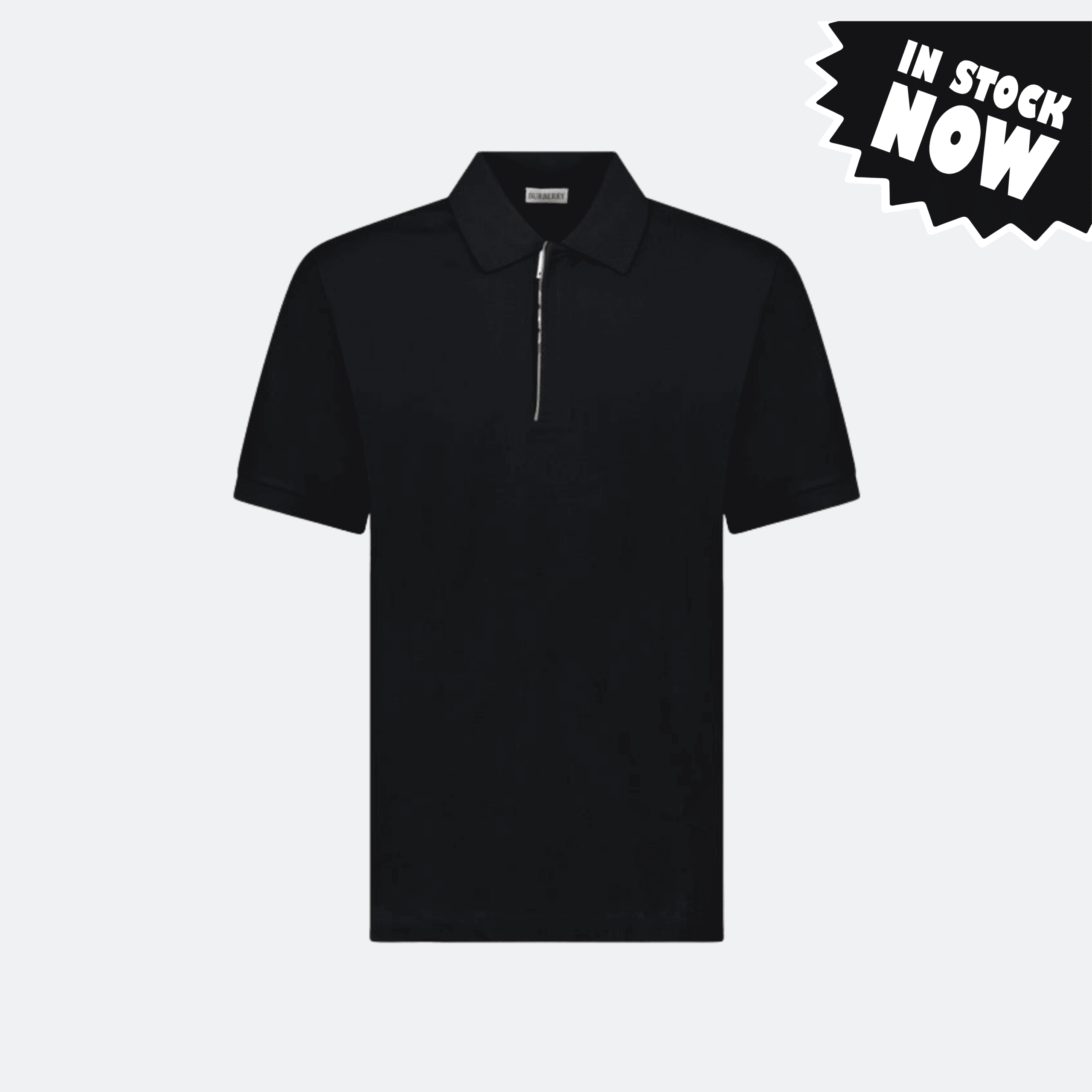 Burberry Polo Shirt For Men - Black (M in Stock)